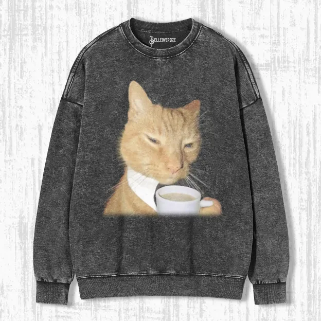 WACKY CAT SWEATSHIRTS 