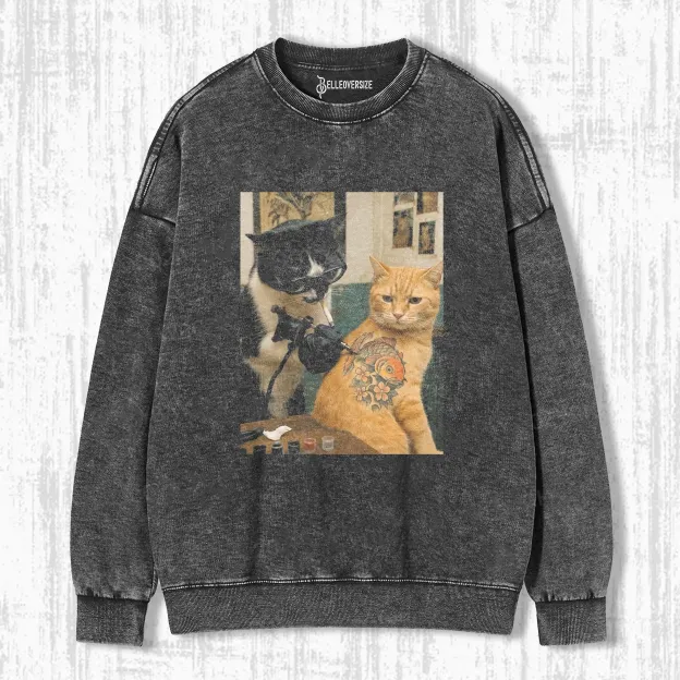 WACKY CAT SWEATSHIRTS