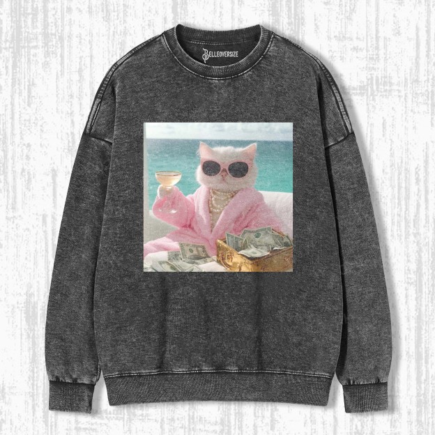 WACKY CAT  SWEATSHIRTS