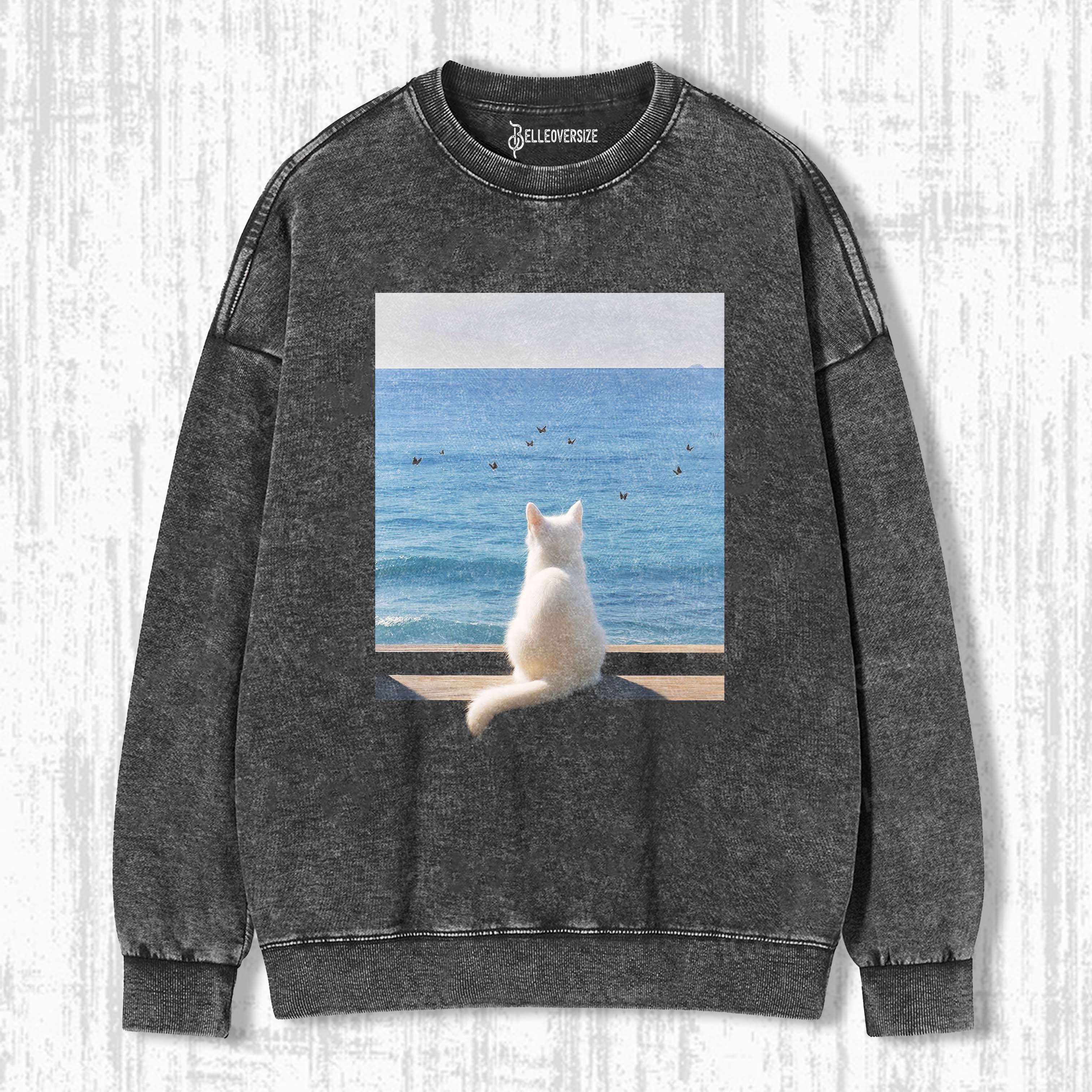 WACKY CAT SWEATSHIRTS
