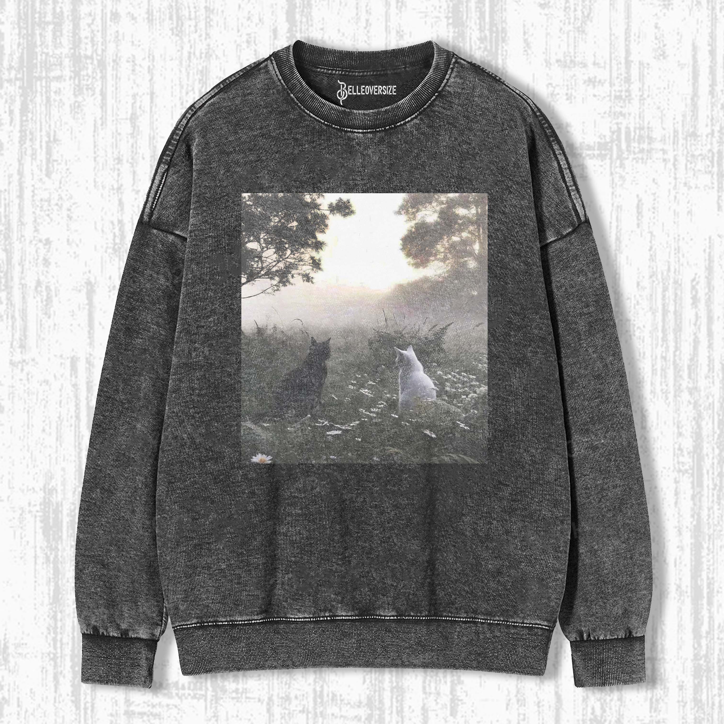 WACKY CAT SWEATSHIRTS 