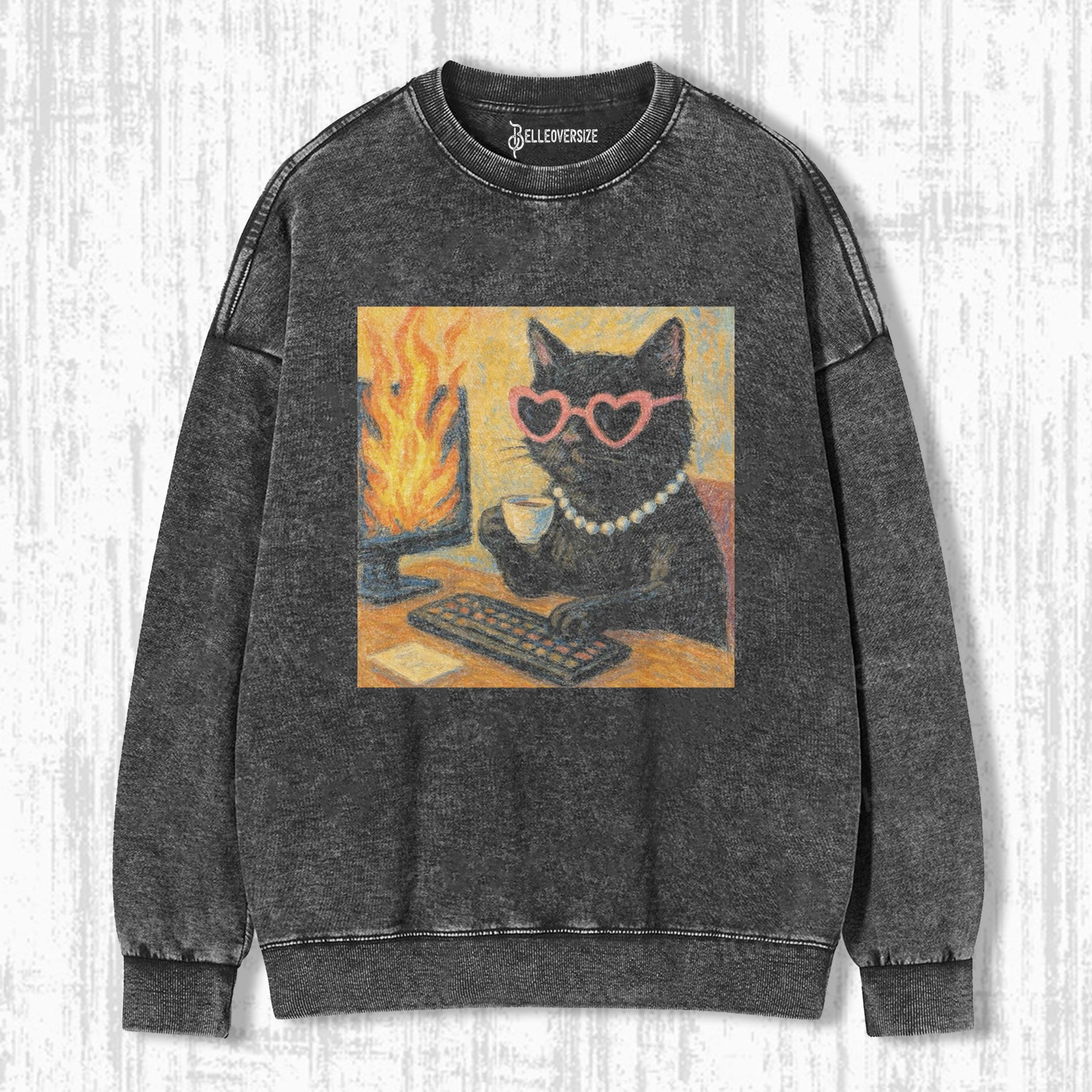 WACKY CAT SWEATSHIRTS