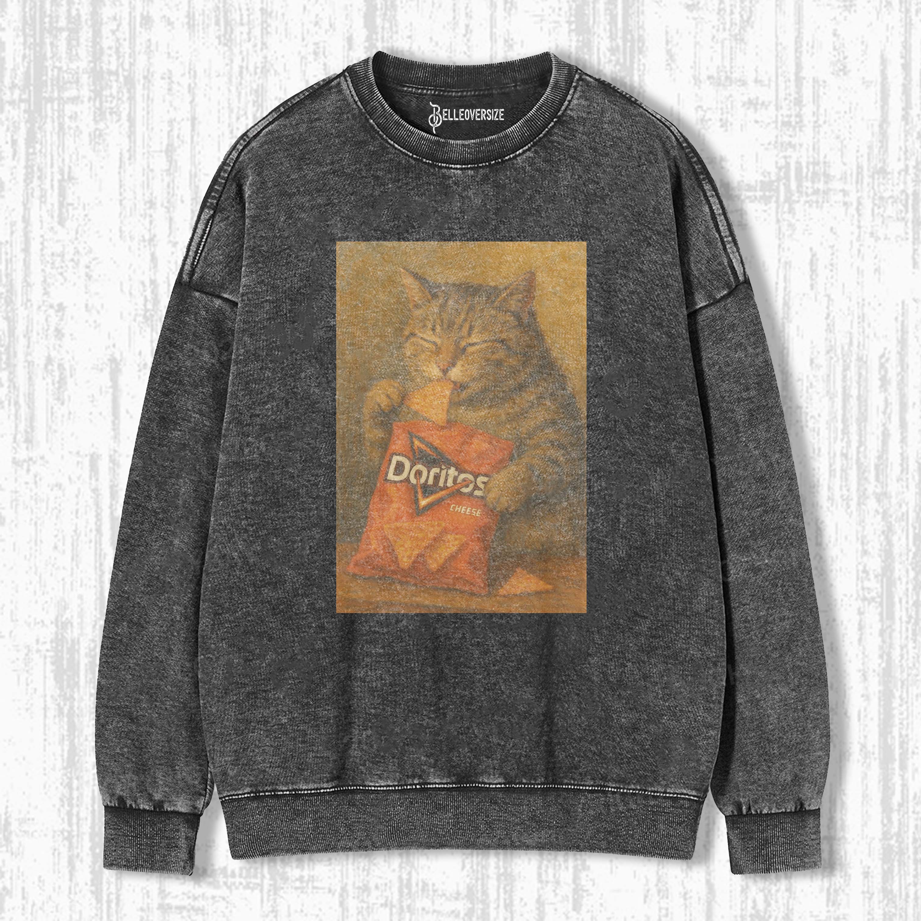 WACKY CAT SWEATSHIRTS 