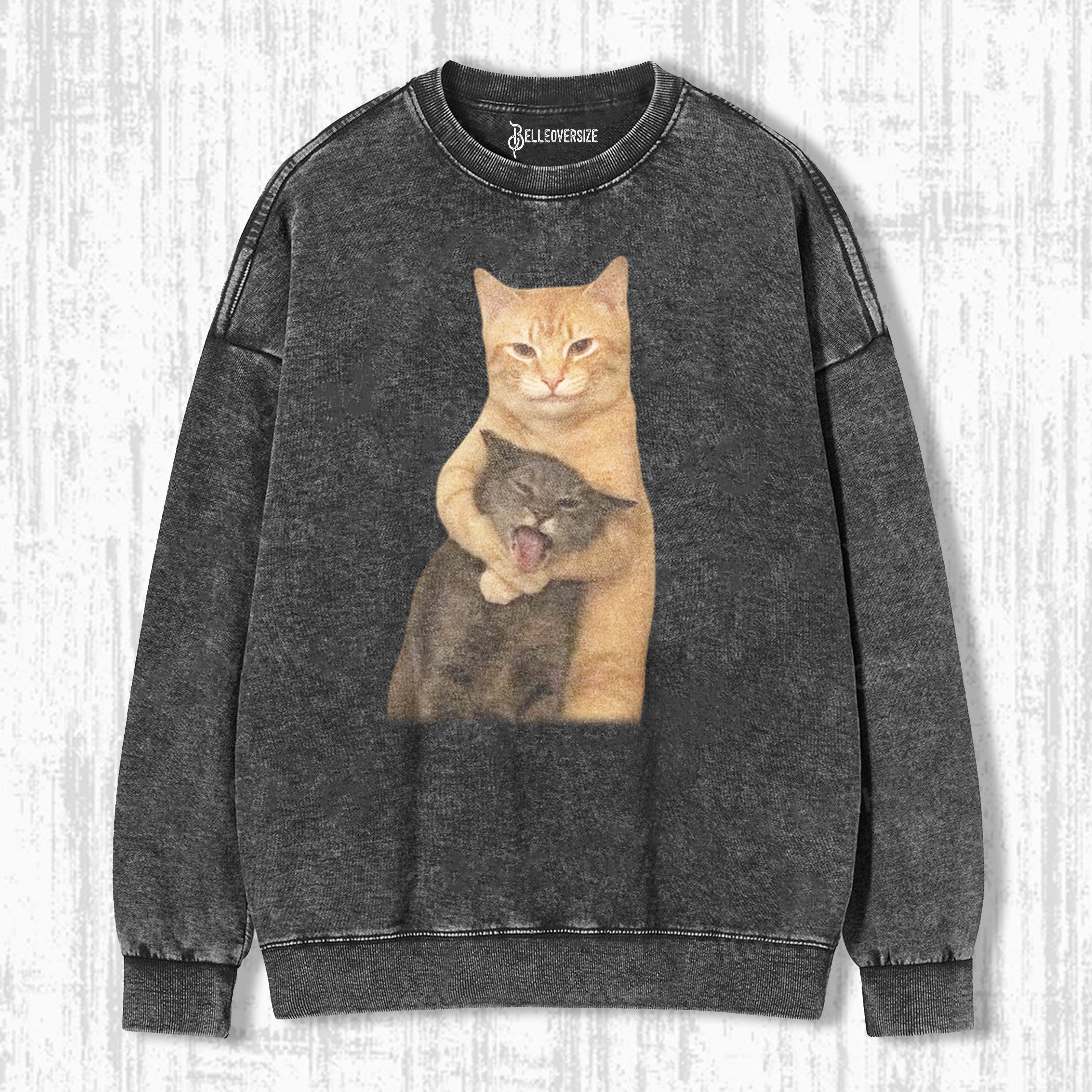 WACKY CAT SWEATSHIRTS