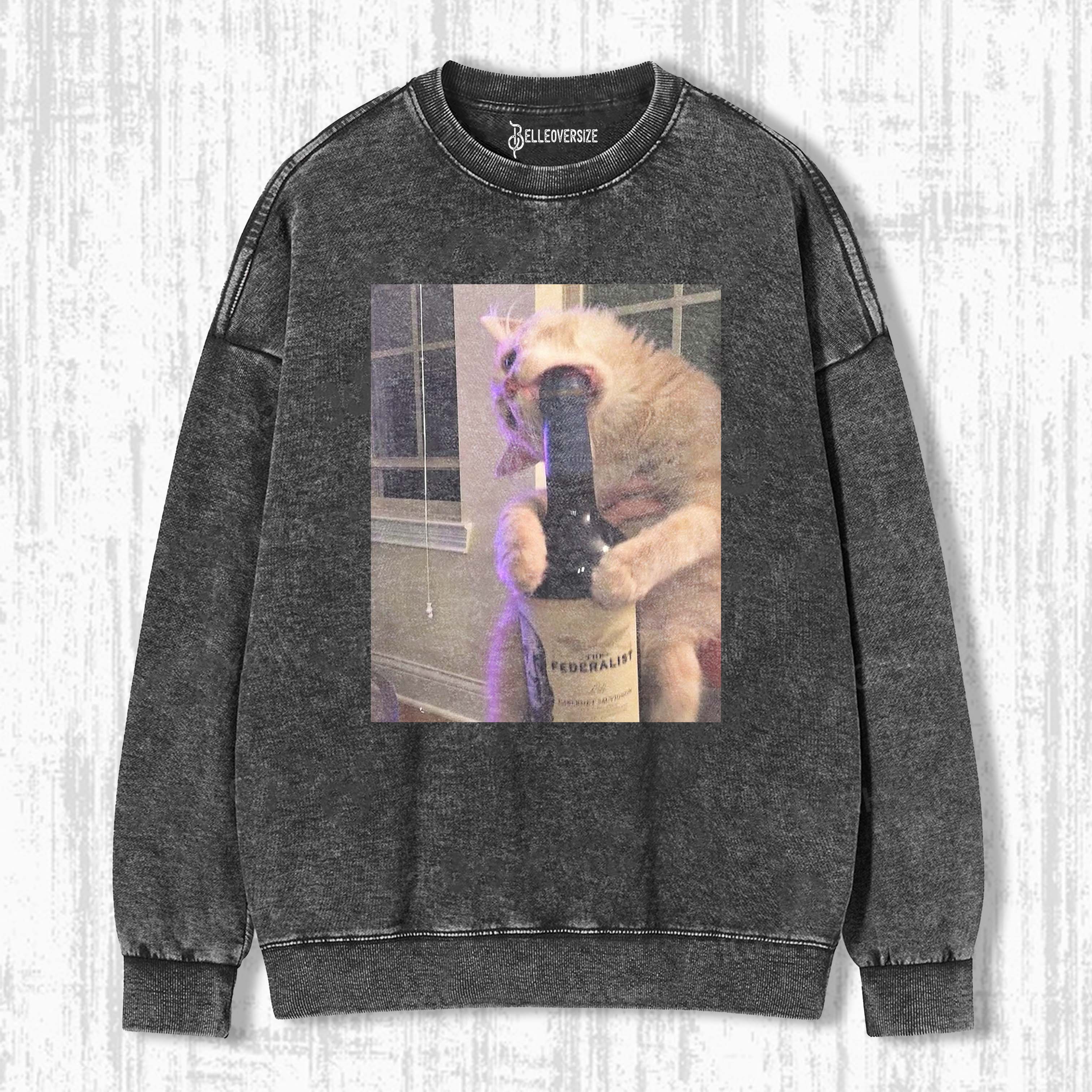 WACKY CAT SWEATSHIRTS