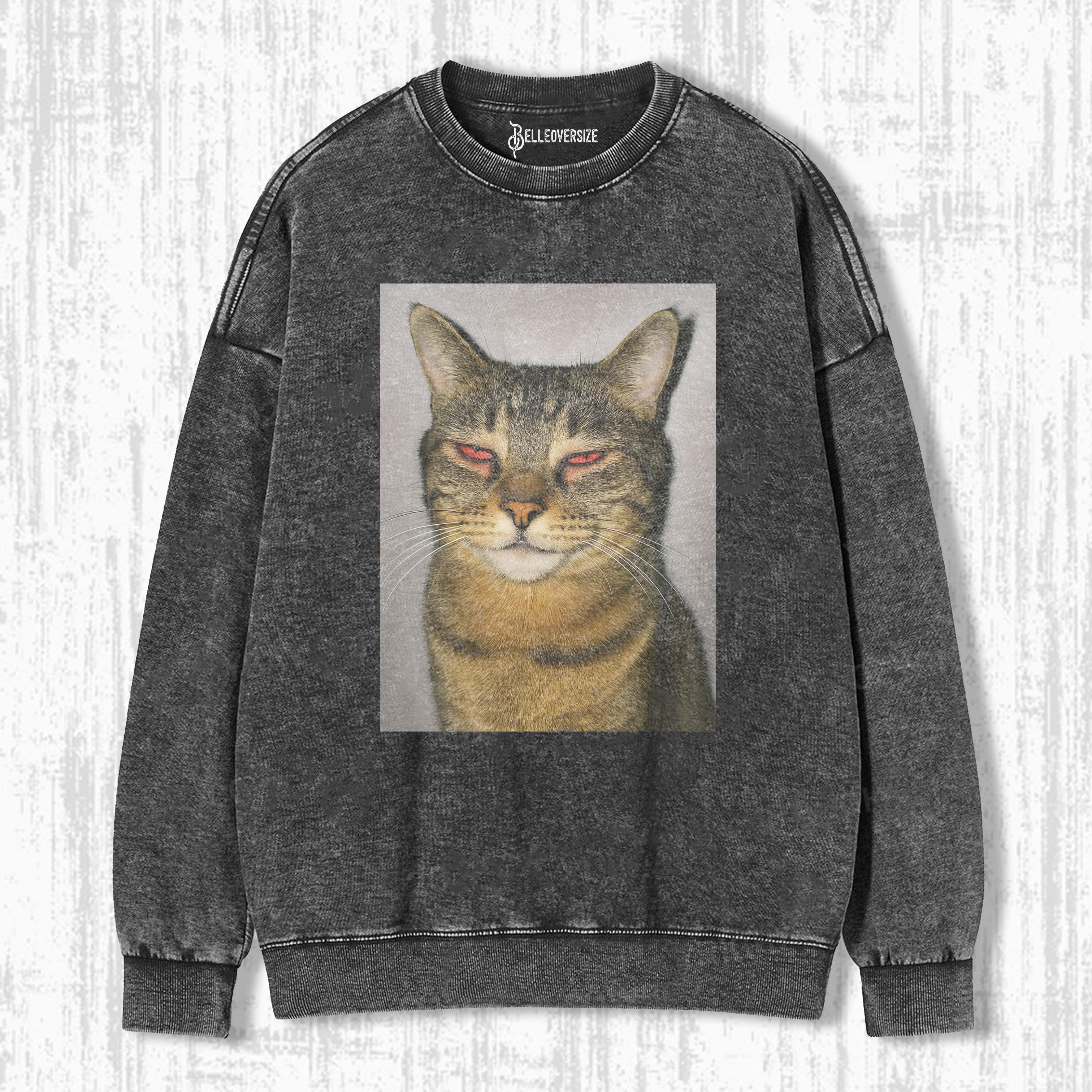 WACKY CAT SWEATSHIRTS