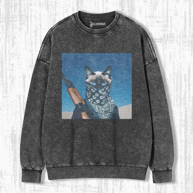 WACKY CAT SWEATSHIRTS