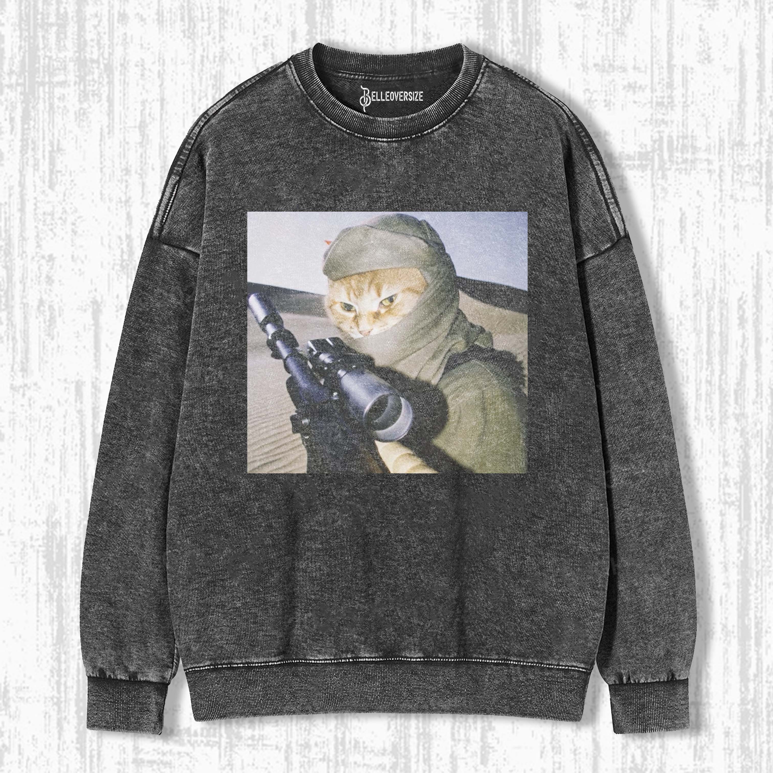 WACKY CAT SWEATSHIRTS