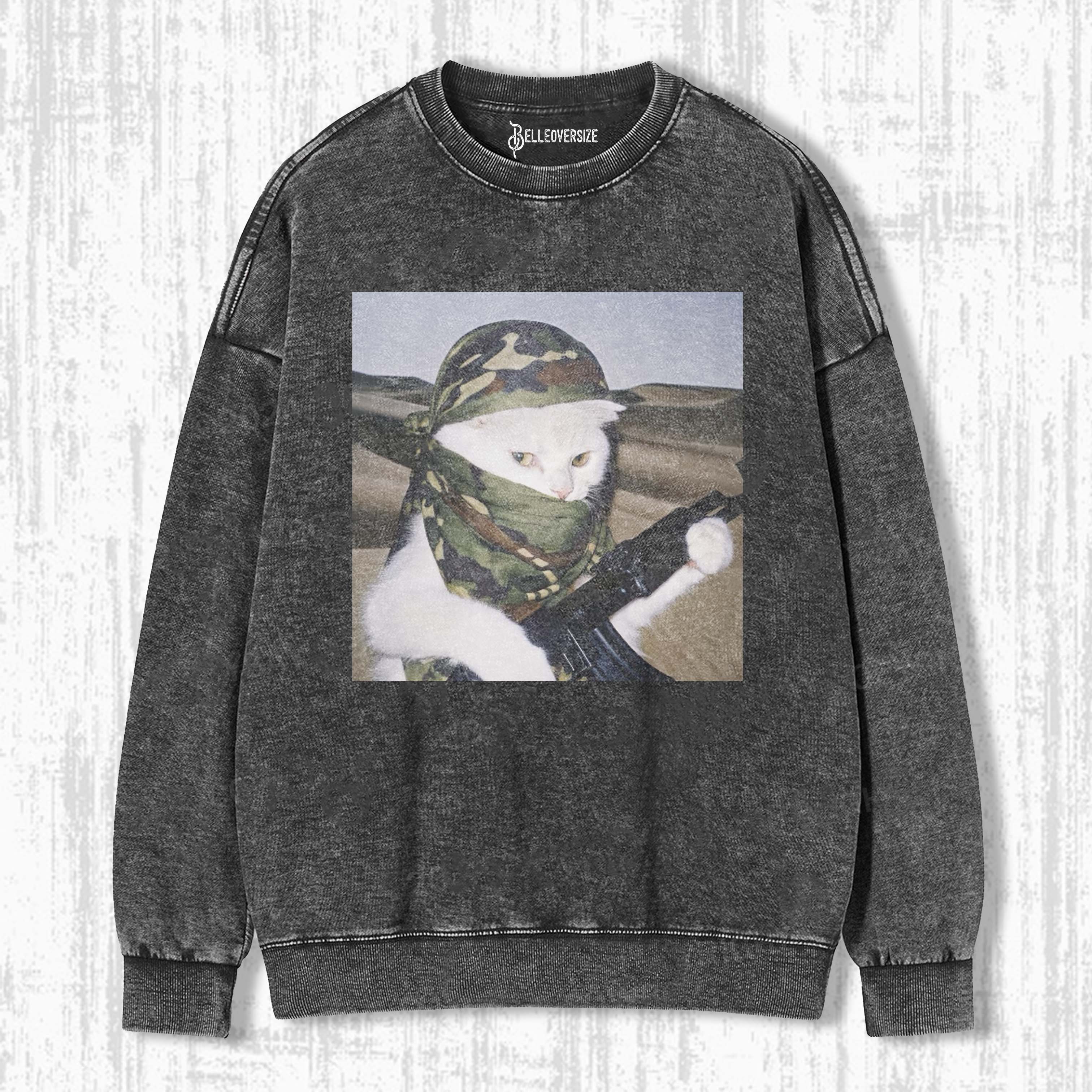 WACKY CAT SWEATSHIRTS