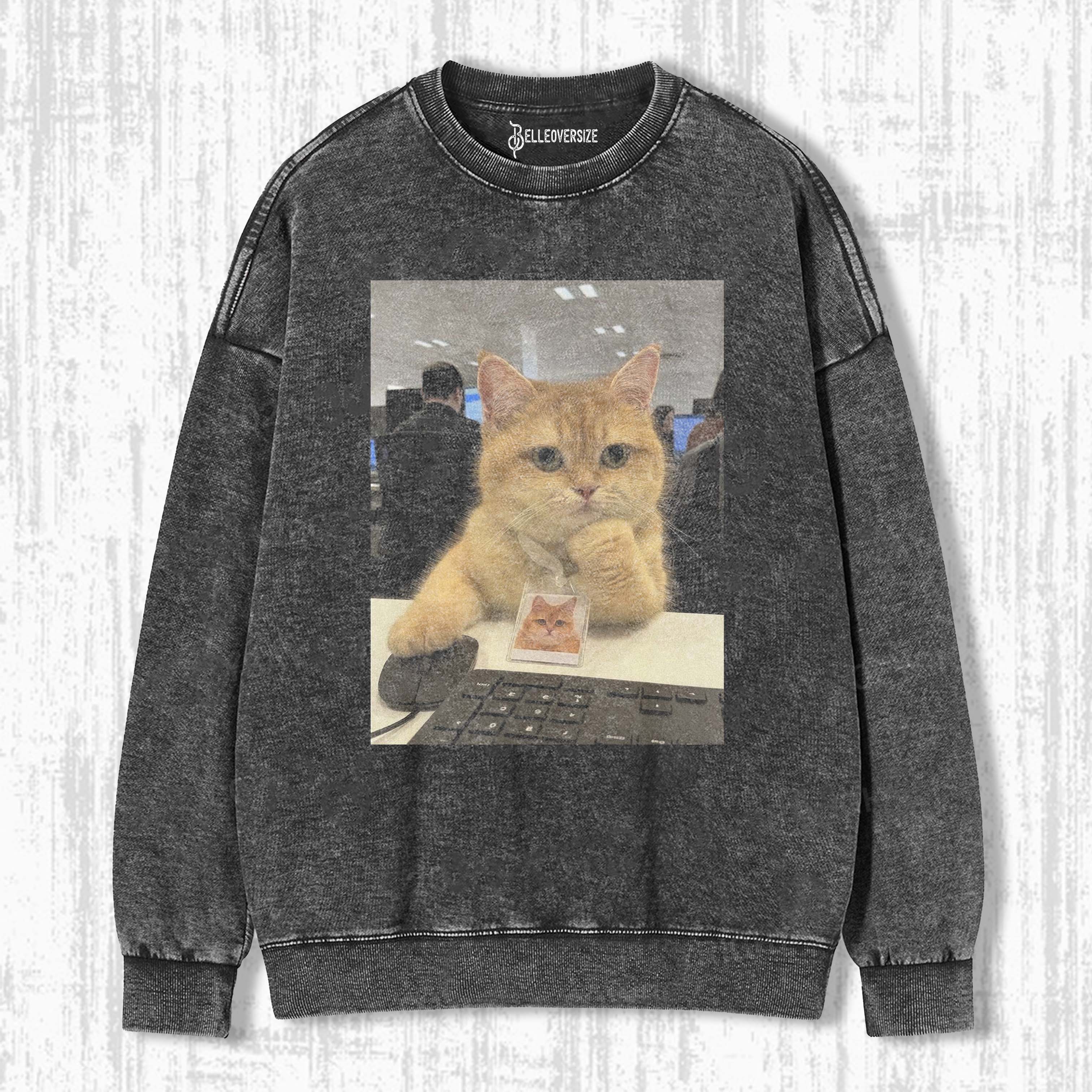 WACKY CAT SWEATSHIRTS