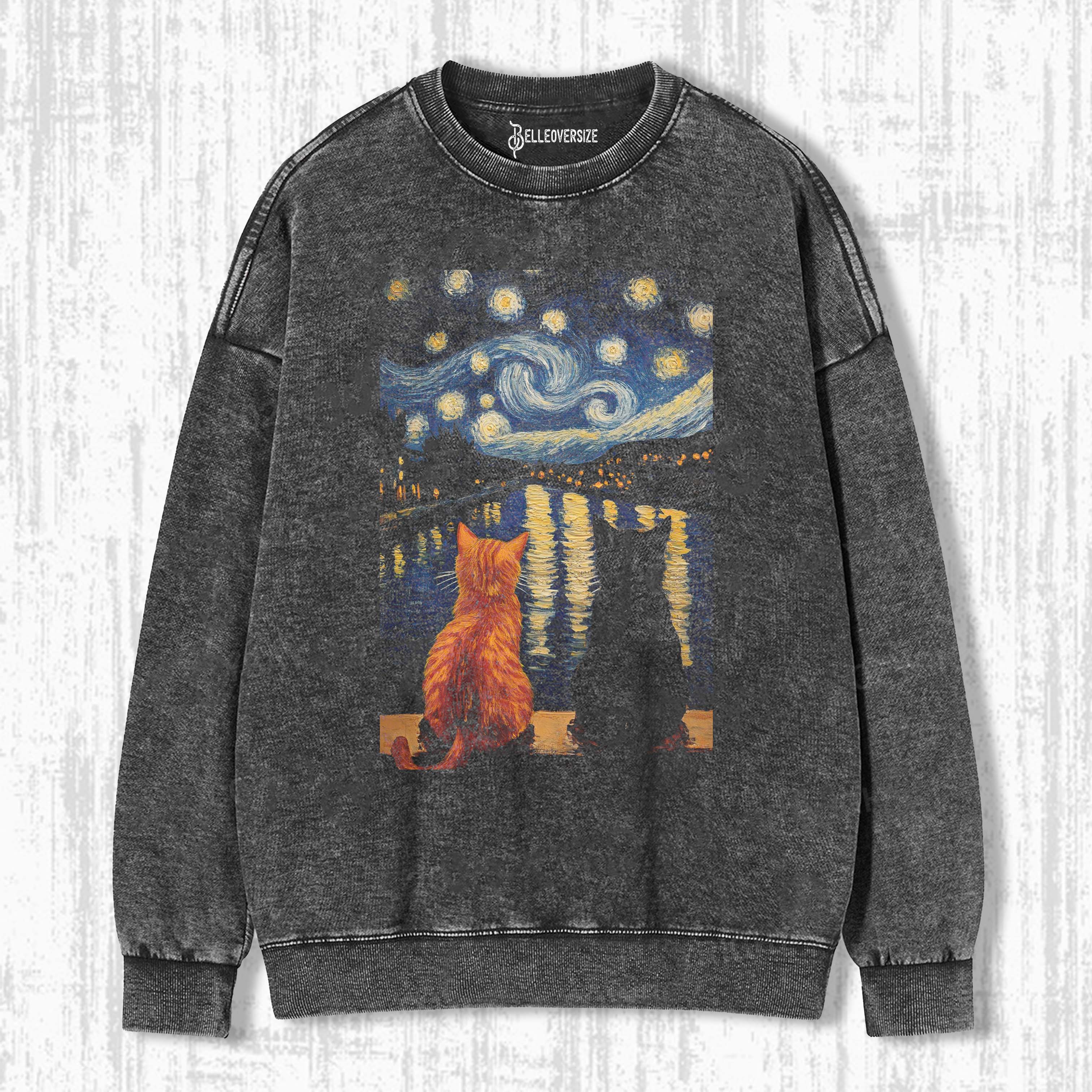 WACKY CAT SWEATSHIRTS