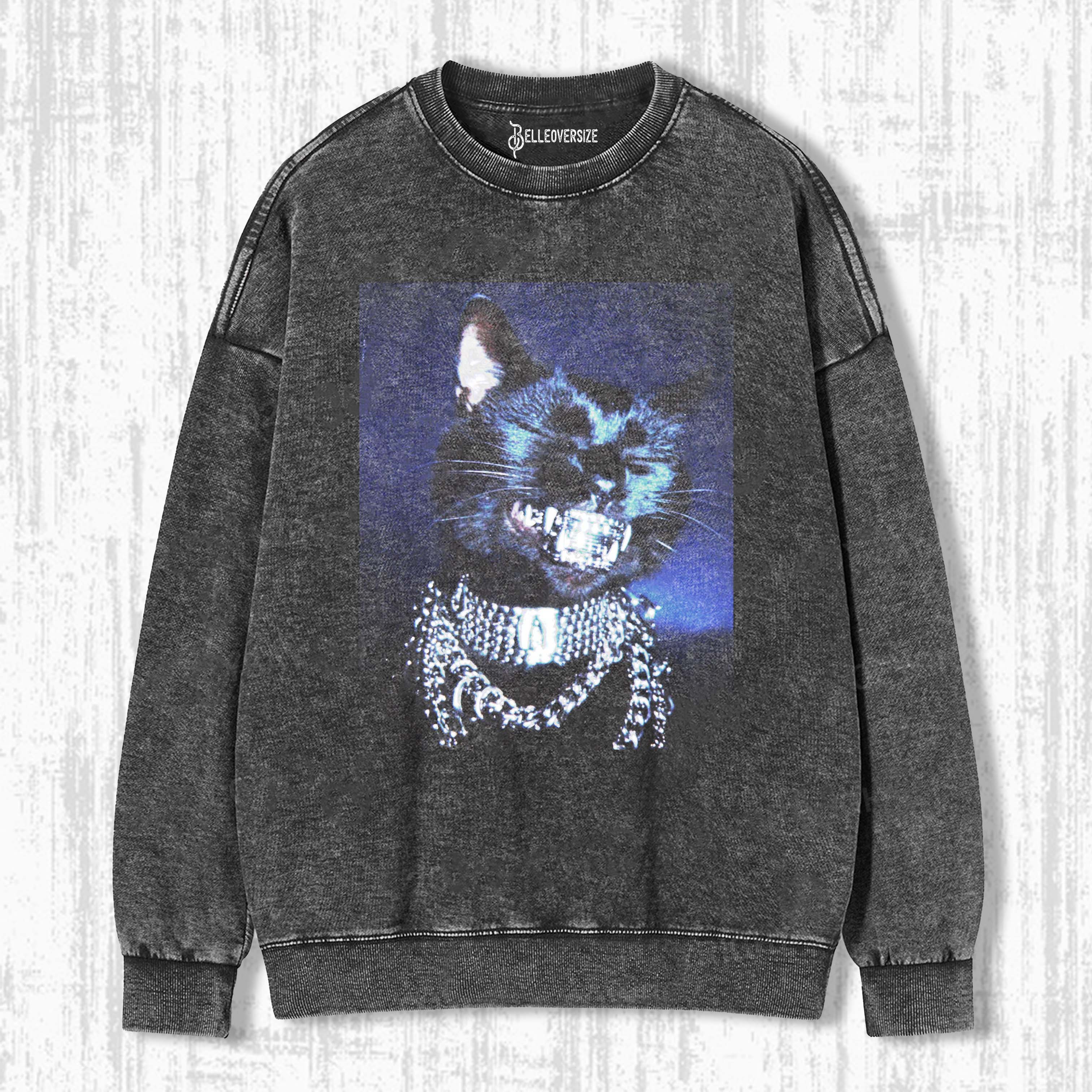WACKY CAT SWEATSHIRTS