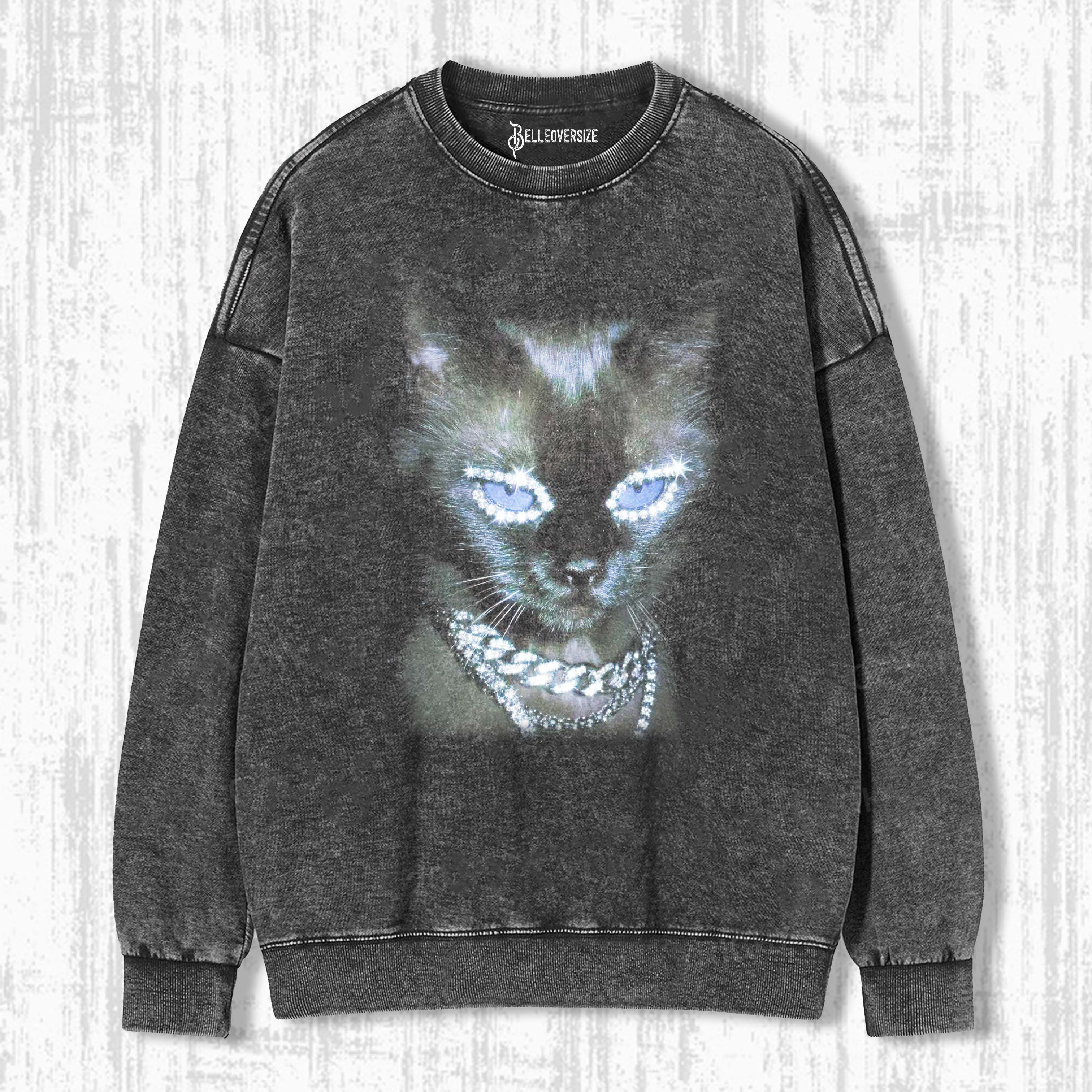 WACKY CAT SWEATSHIRTS