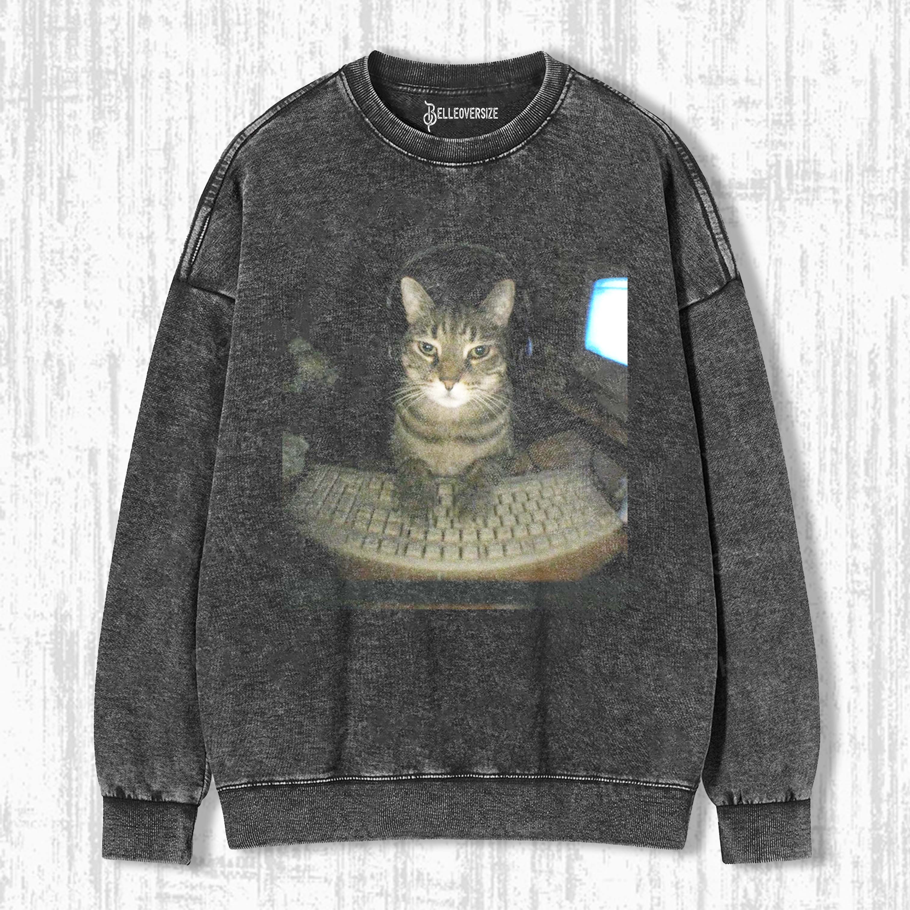 WACKY CAT SWEATSHIRTS
