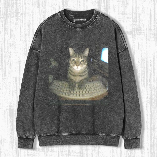 WACKY CAT SWEATSHIRTS