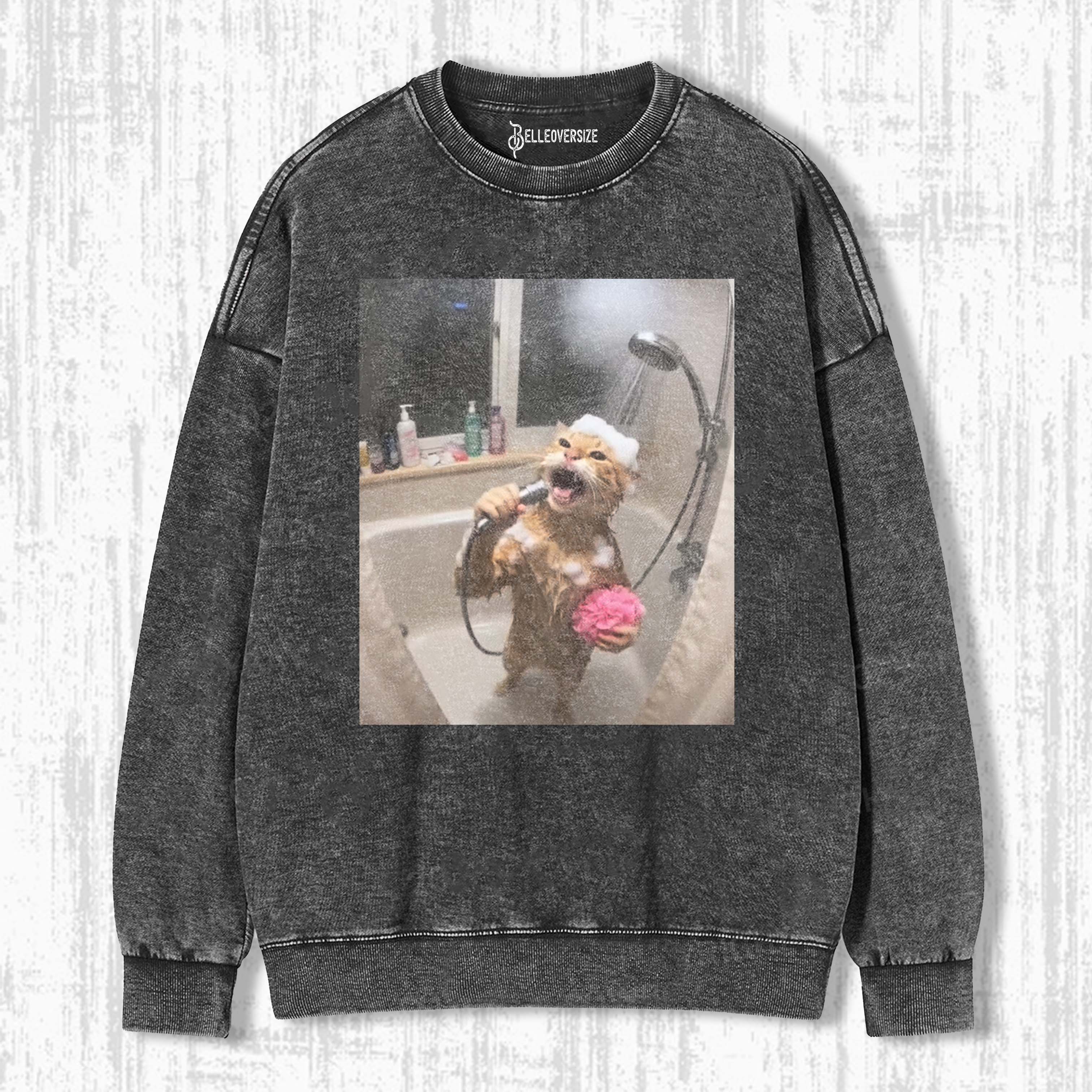 WACKY CAT SWEATSHIRTS