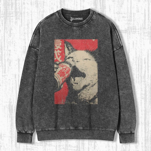 WACKY CAT SWEATSHIRTS