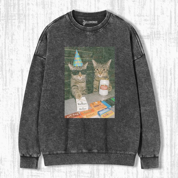 WACKY CAT SWEATSHIRTS