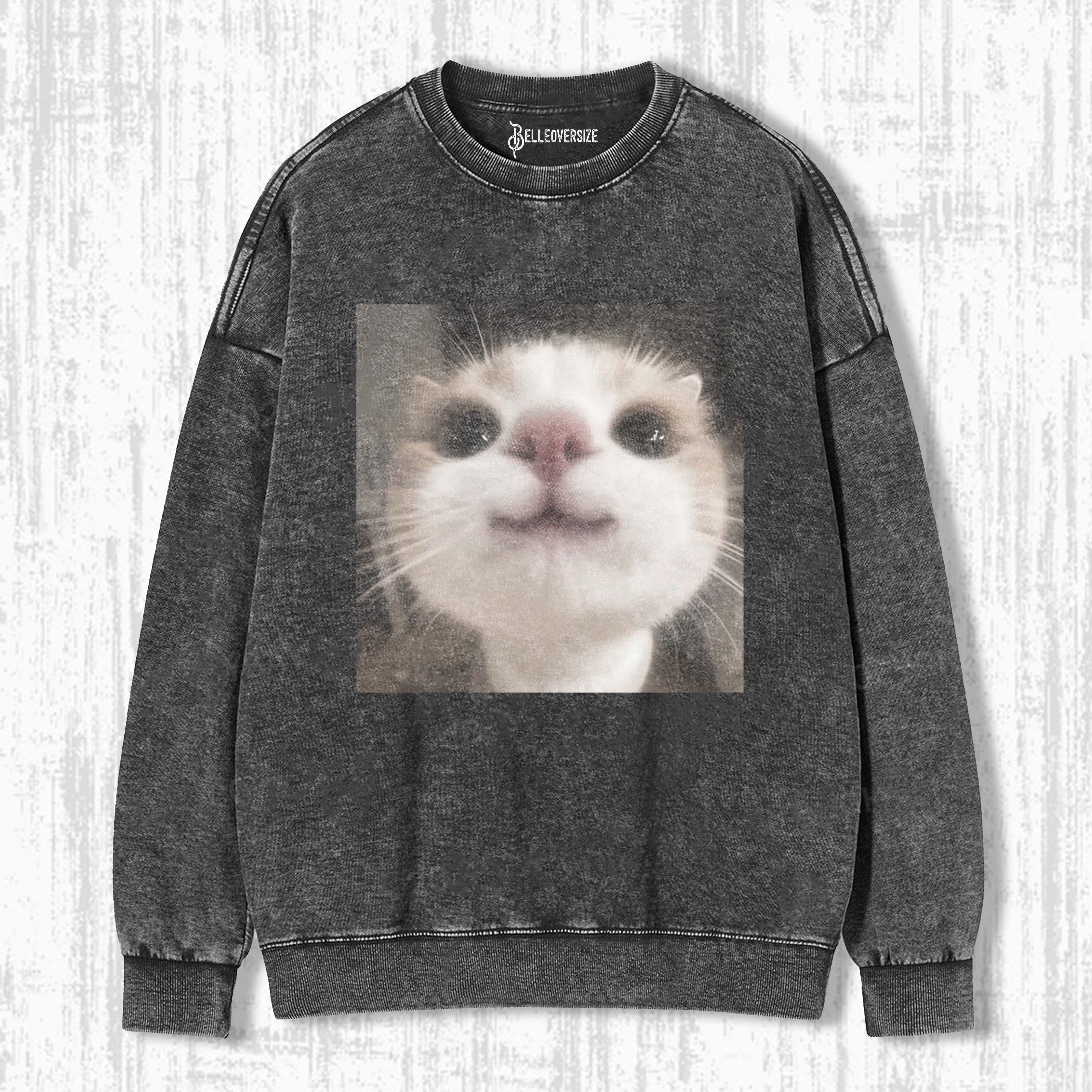 WACKY CAT SWEATSHIRTS