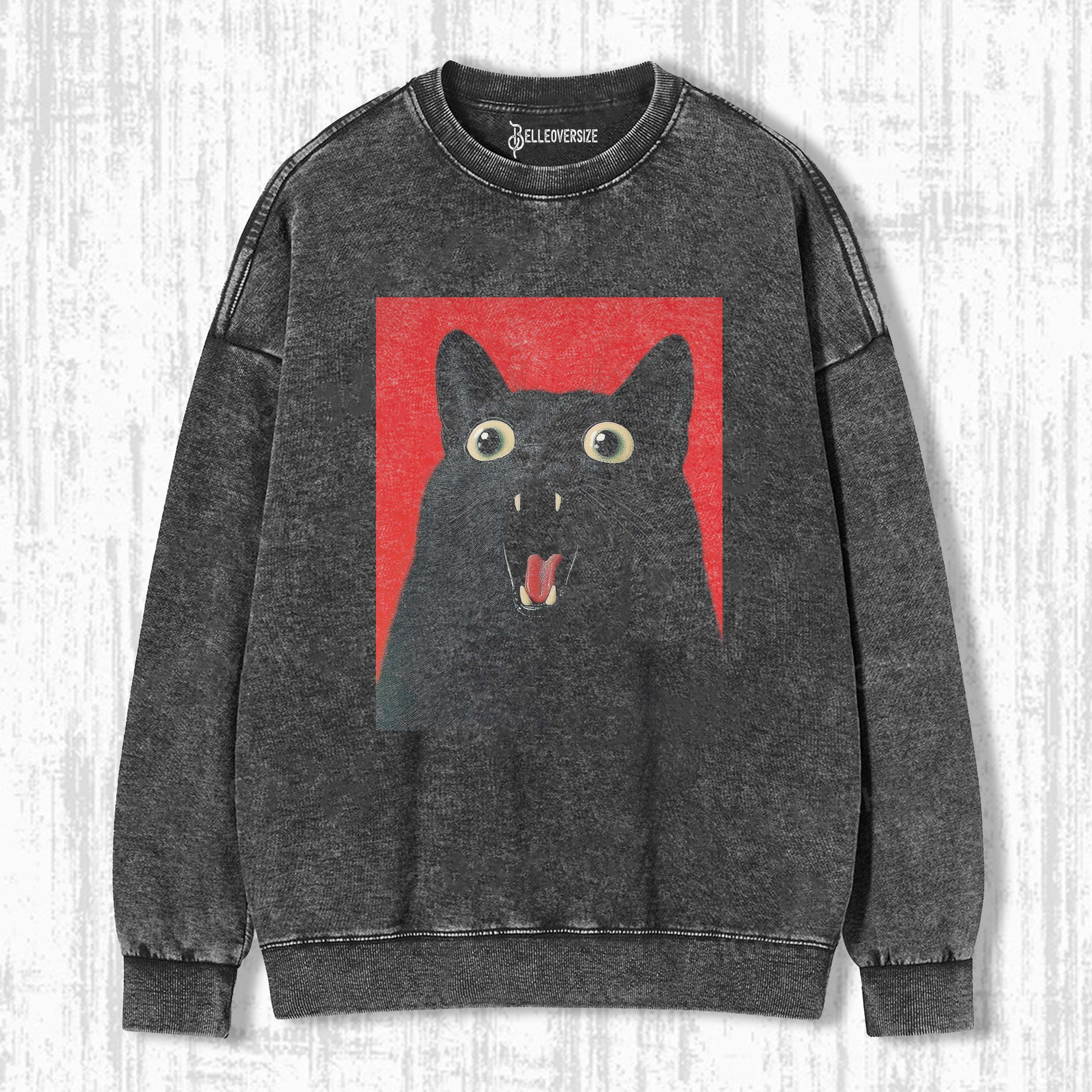 WACKY CAT SWEATSHIRTS