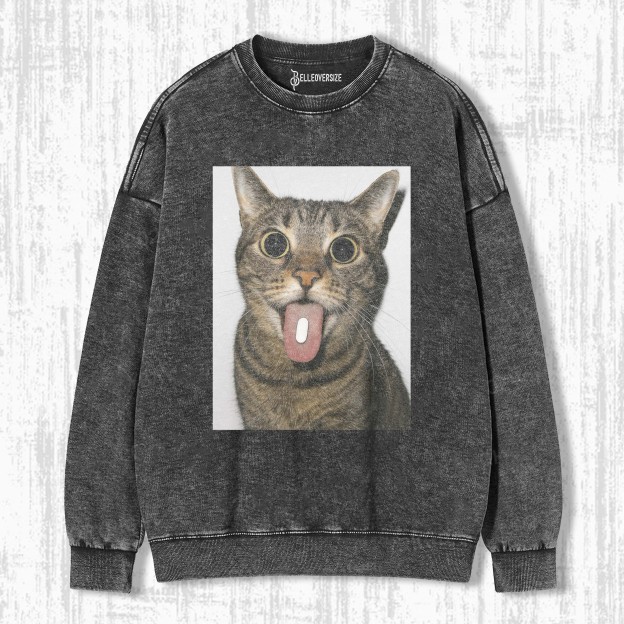 WACKY CAT SWEATSHIRTS