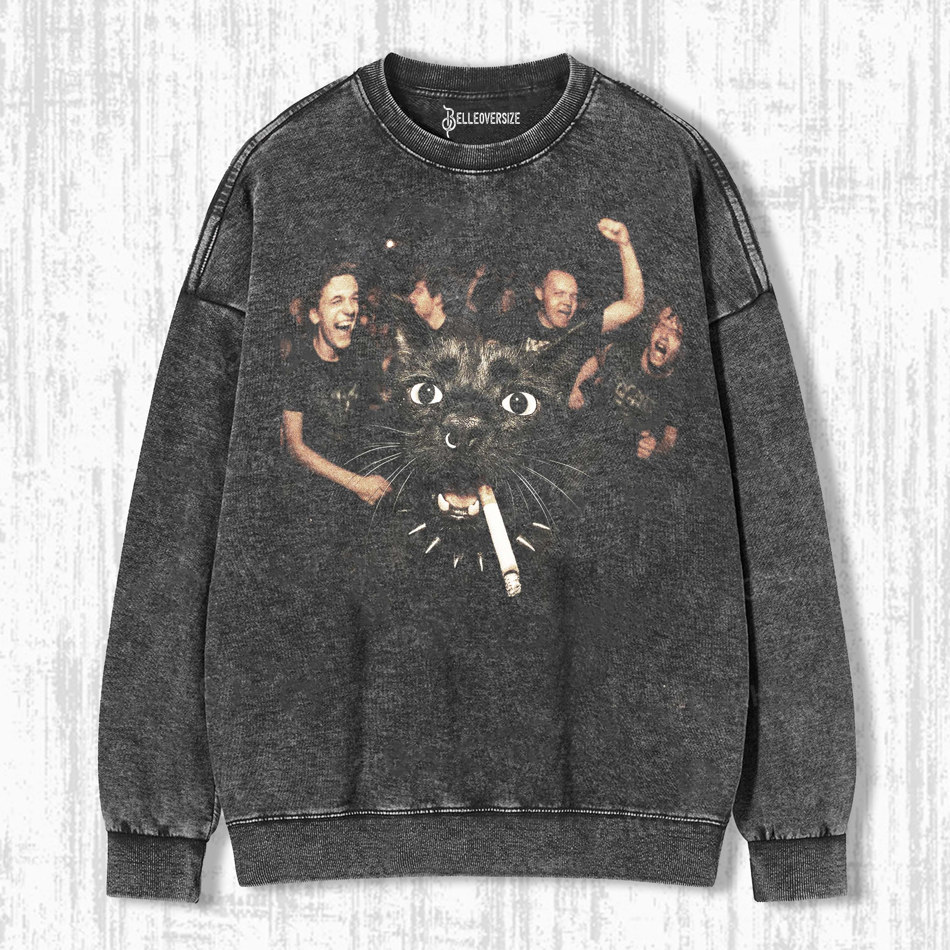 WACKY CAT SWEATSHIRTS