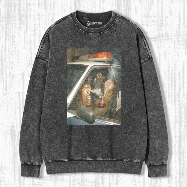 WACKY CAT SWEATSHIRTS