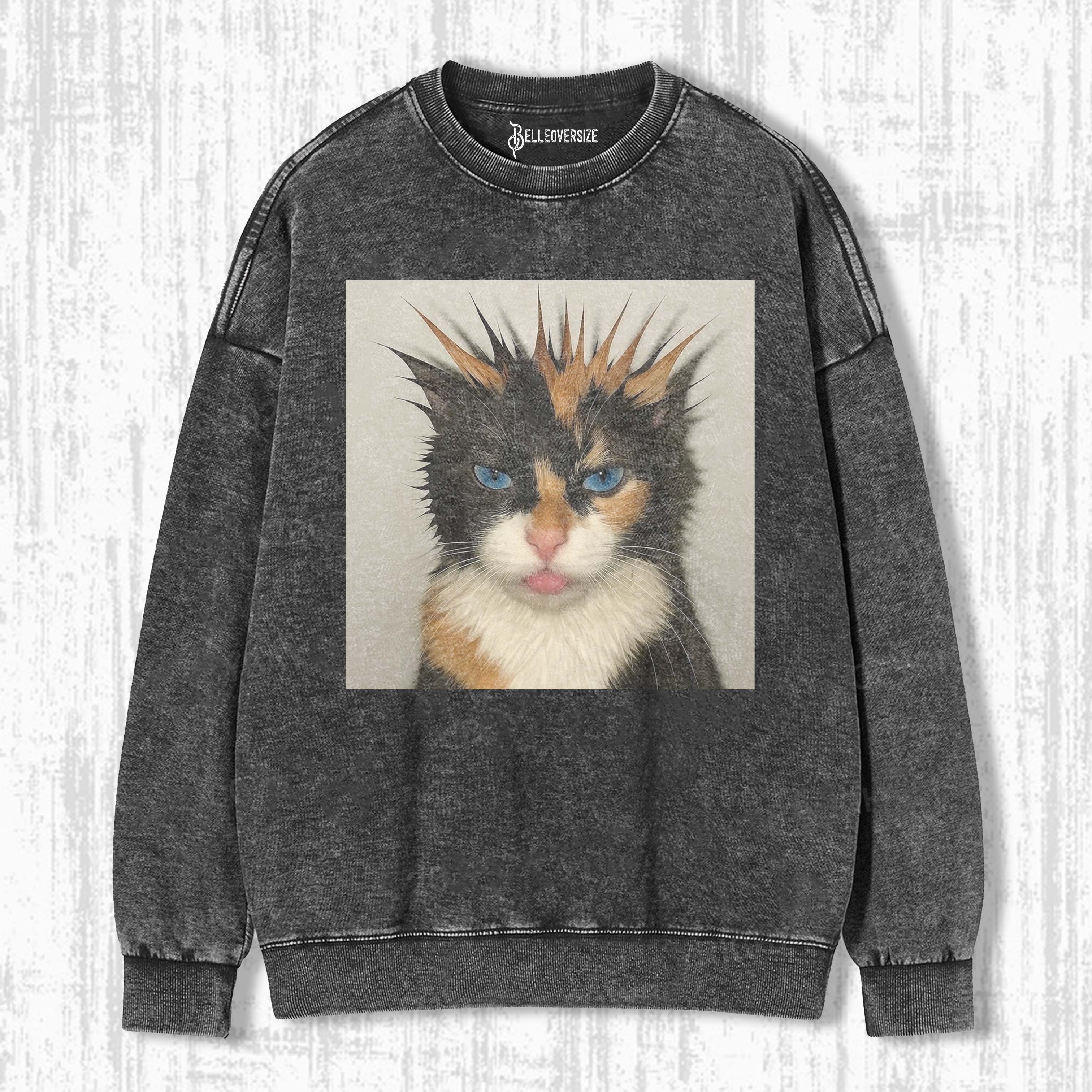 WACKY CAT SWEATSHIRTS
