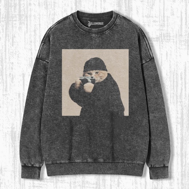 WACKY CAT SWEATSHIRTS