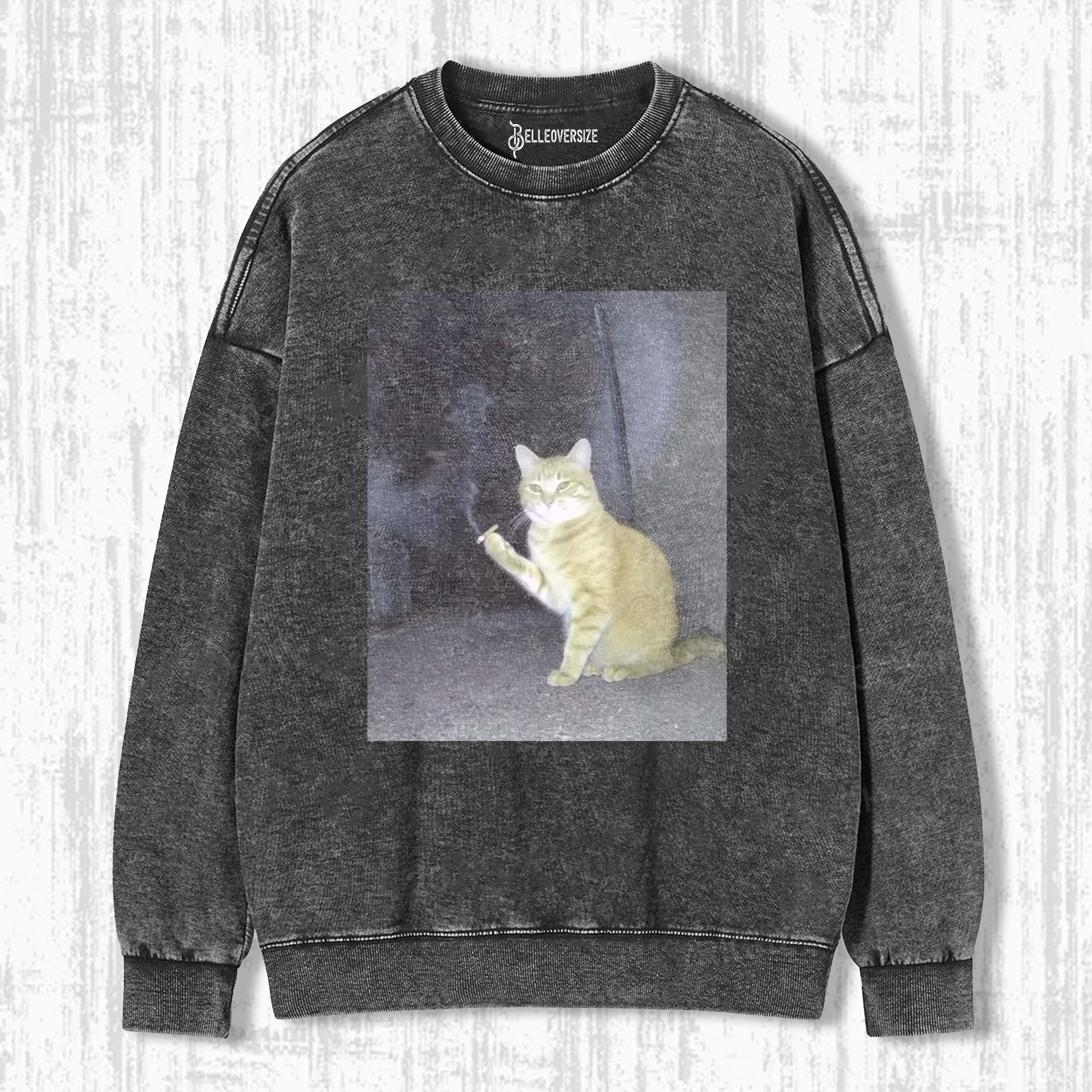 WACKY CAT SWEATSHIRTS