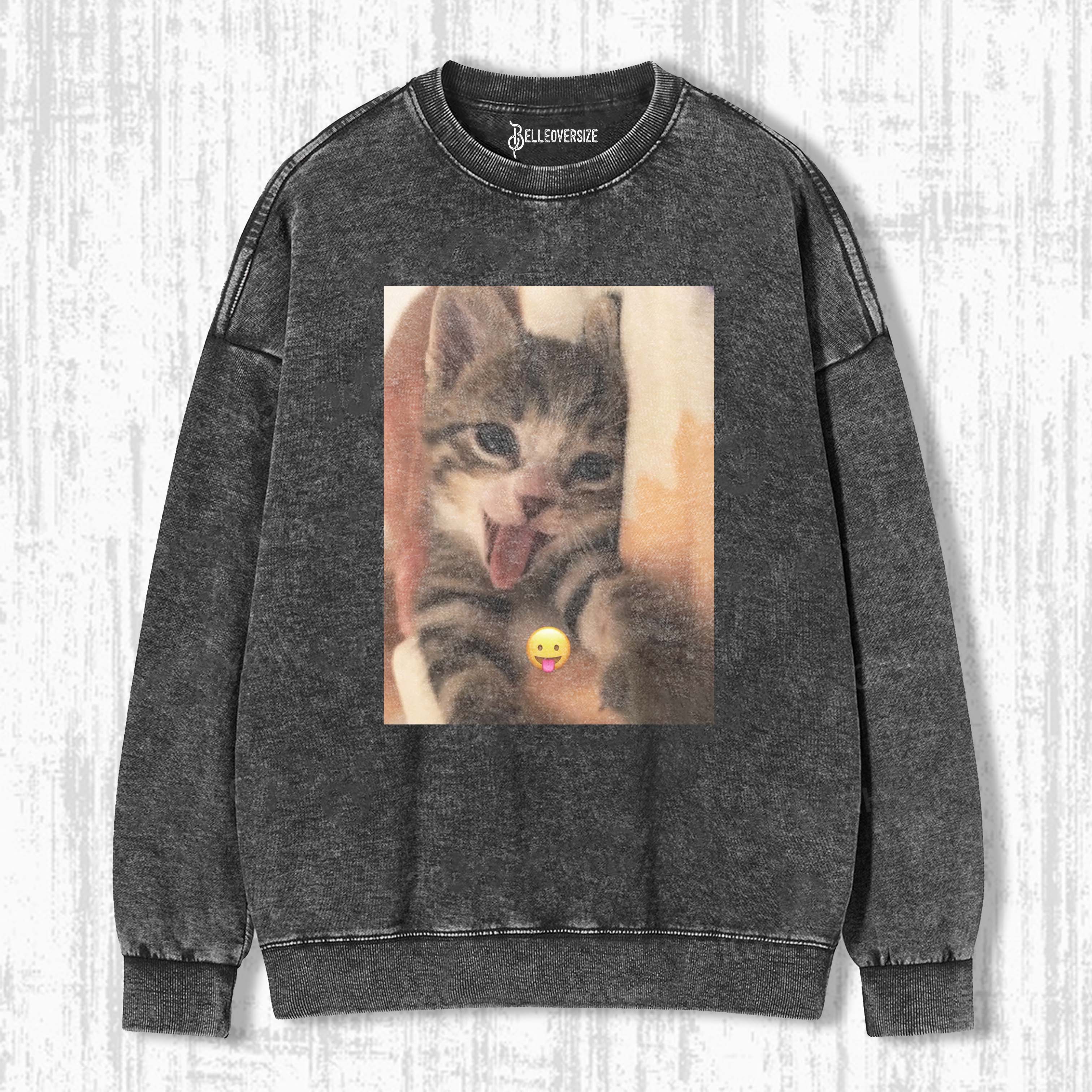 WACKY CAT SWEATSHIRTS