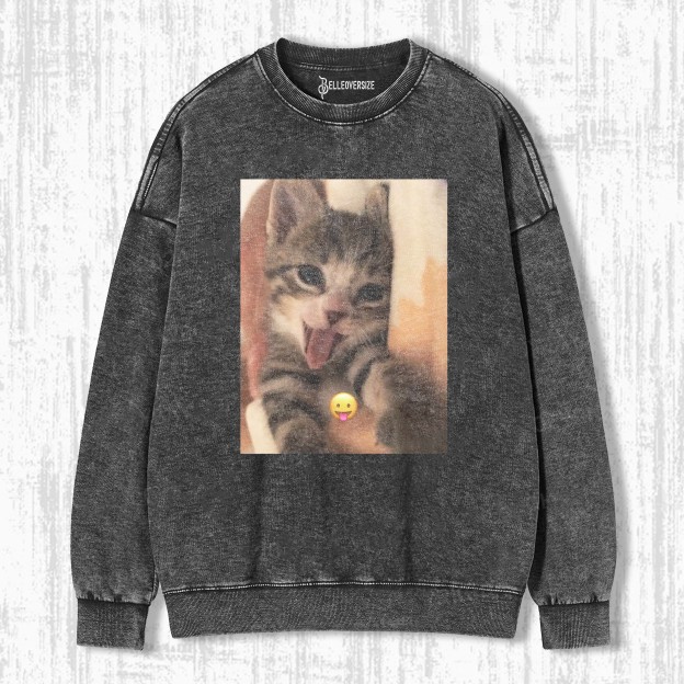 WACKY CAT SWEATSHIRTS