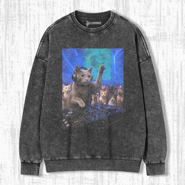 WACKY CAT SWEATSHIRTS