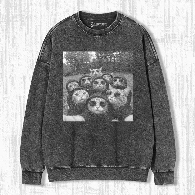 WACKY CAT SWEATSHIRTS