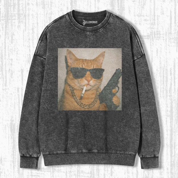 WACKY CAT SWEATSHIRTS