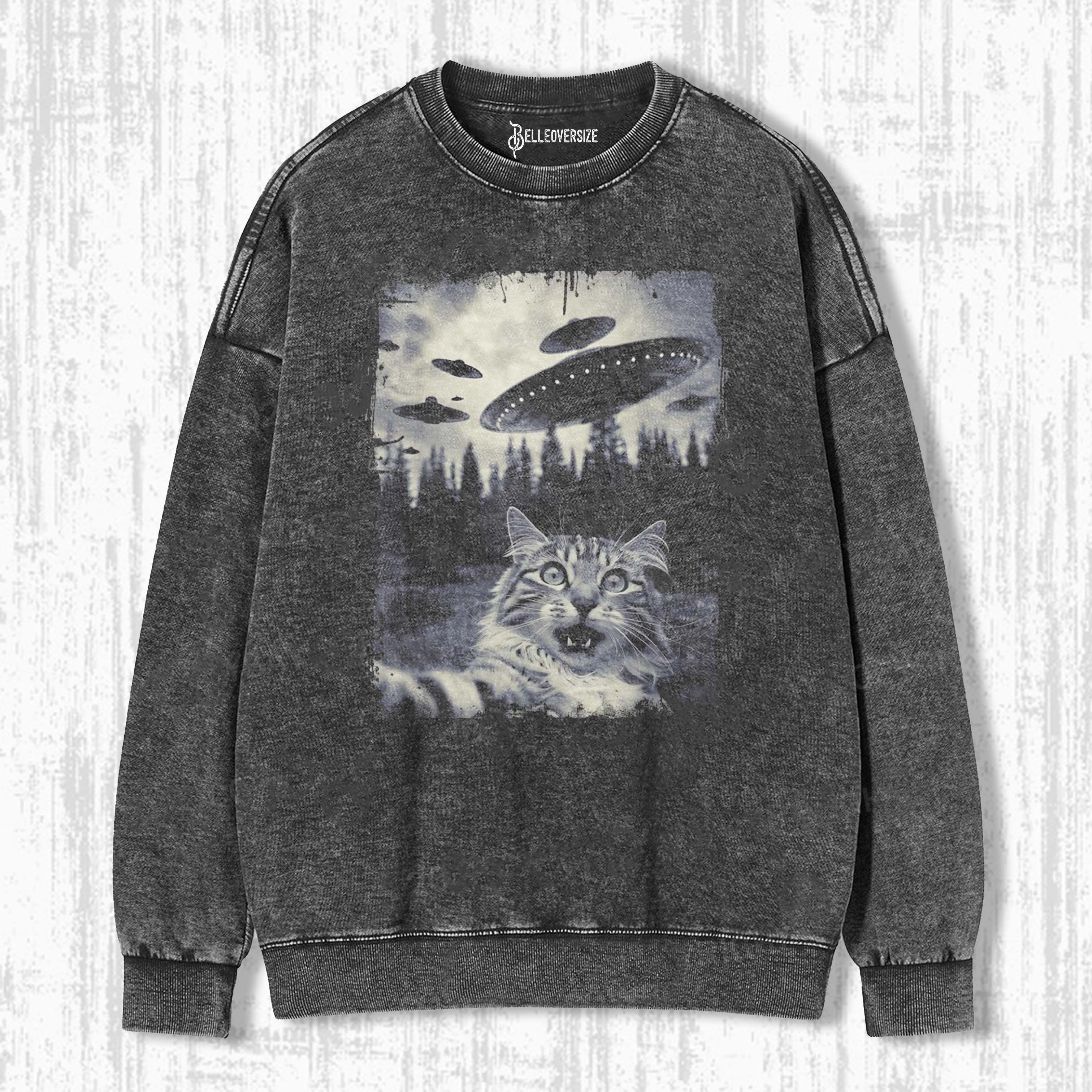 WACKY CAT SWEATSHIRTS