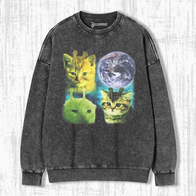 WACKY CAT SWEATSHIRTS