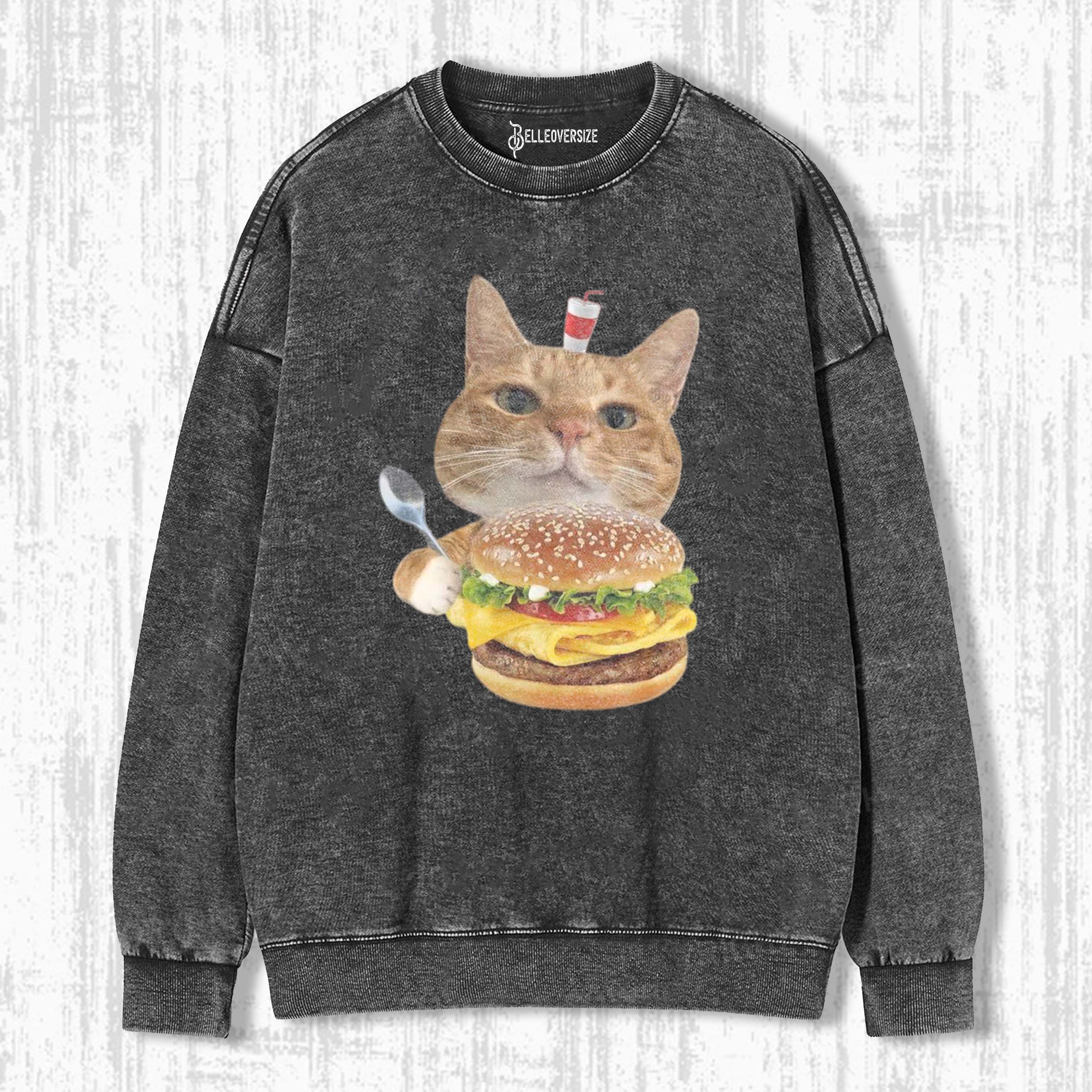 WACKY CAT SWEATSHIRTS
