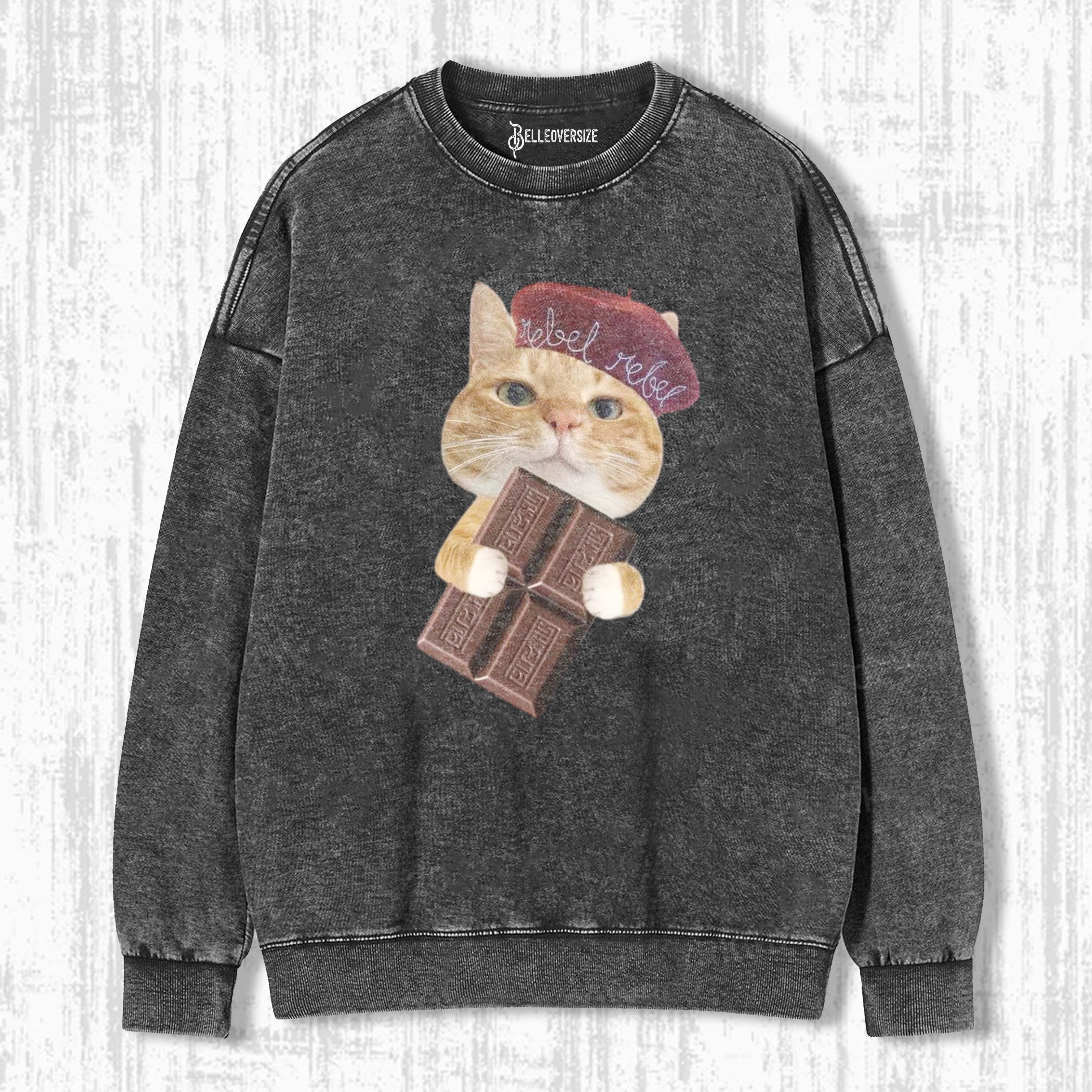 WACKY CAT SWEATSHIRTS