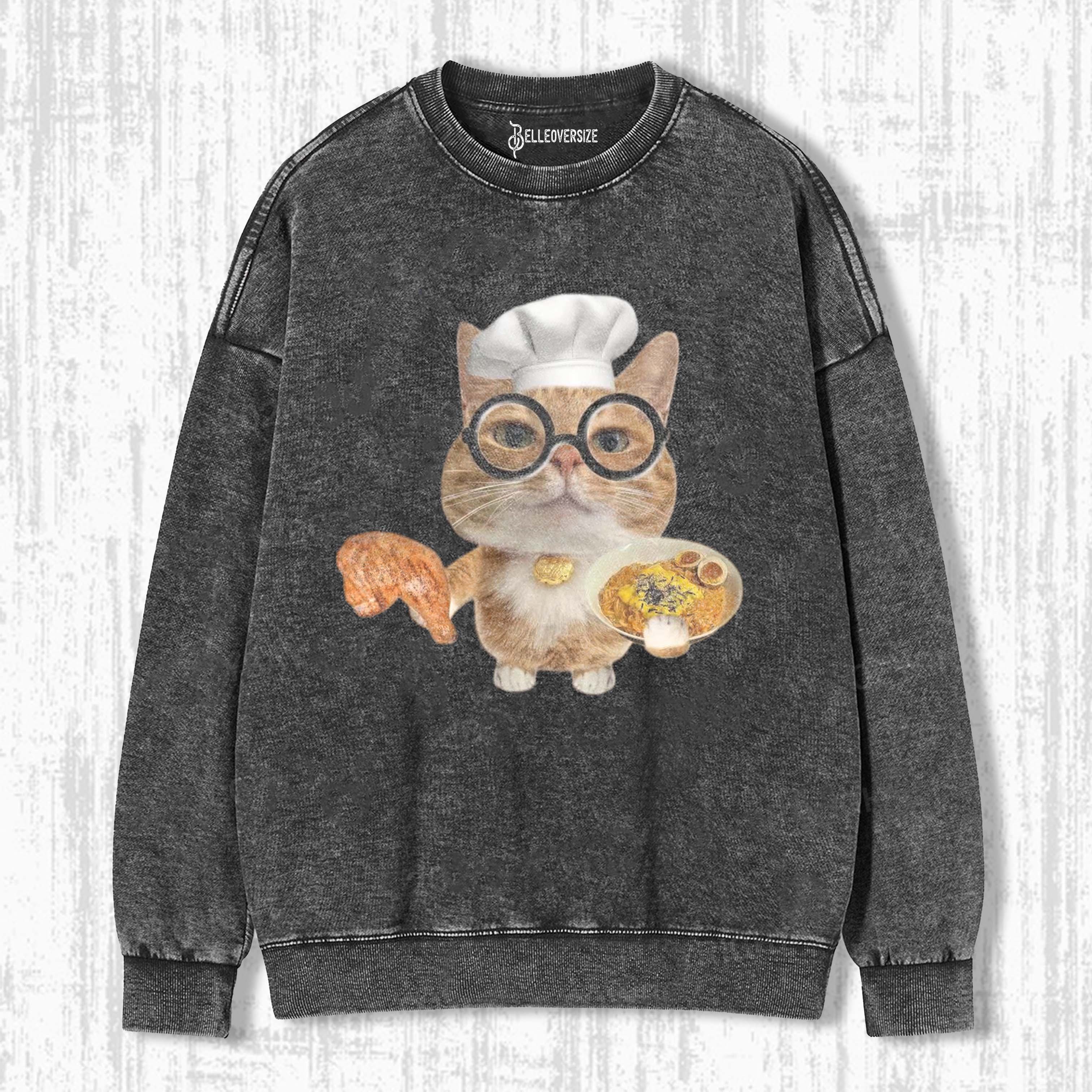 WACKY CAT SWEATSHIRTS
