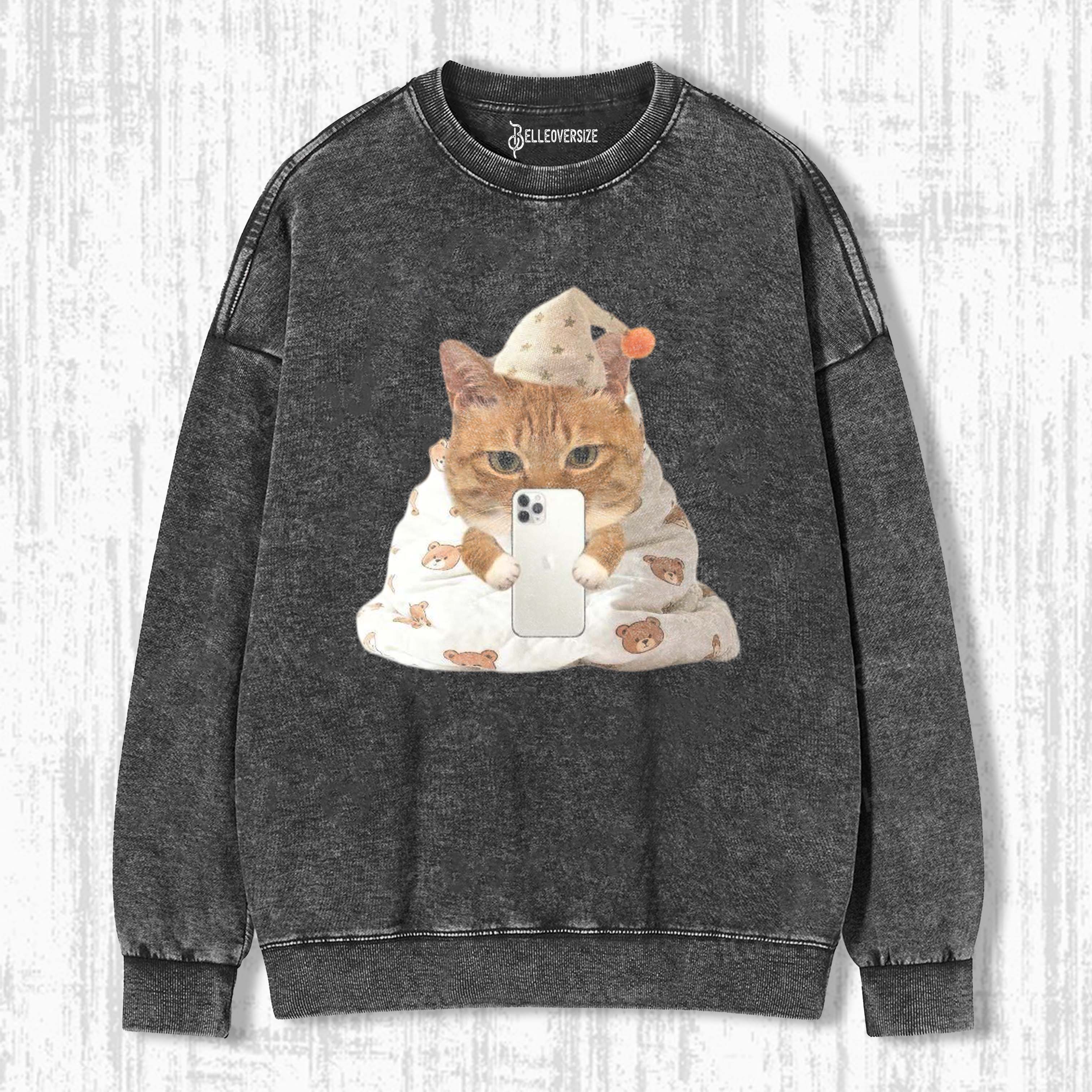 WACKY CAT  SWEATSHIRTS