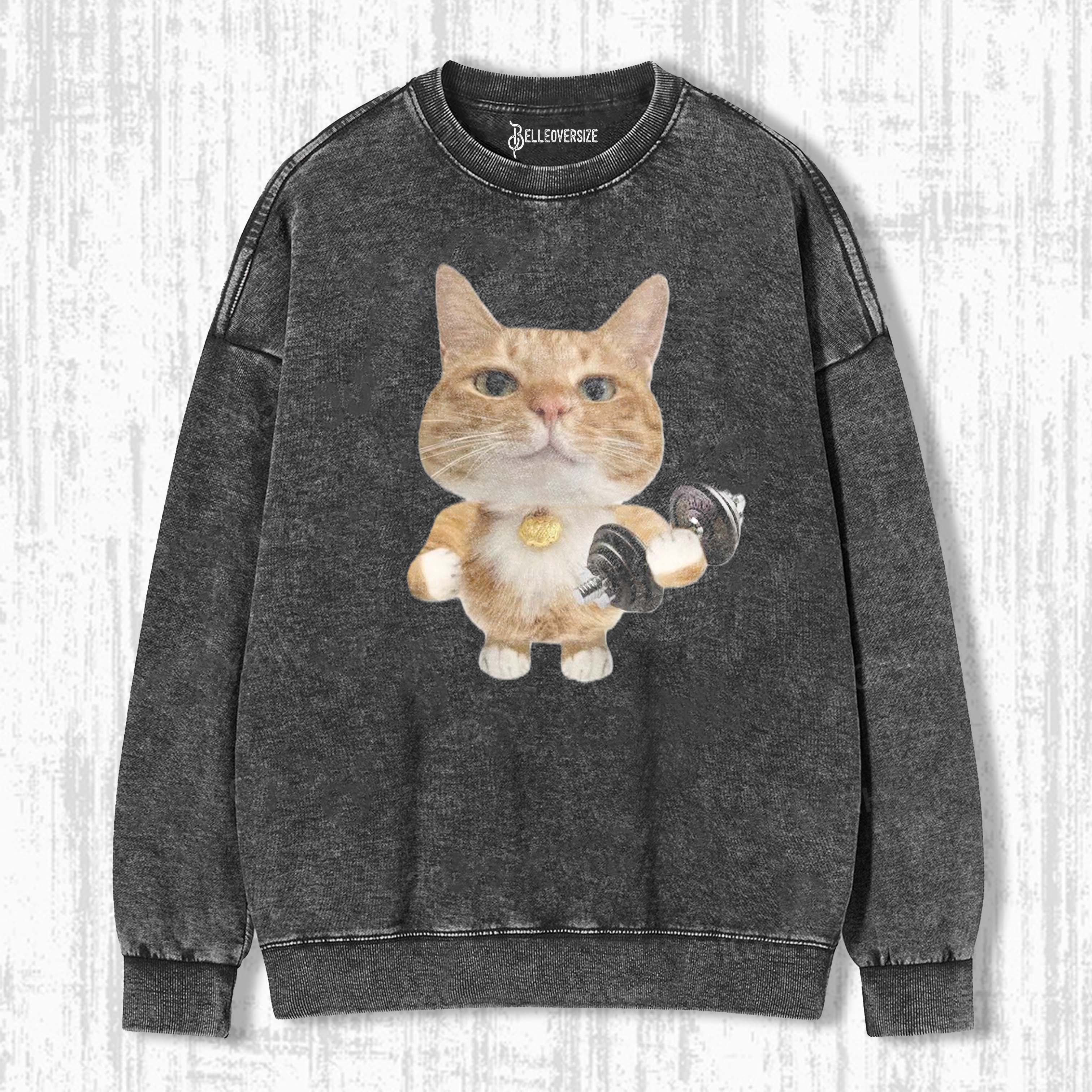 WACKY CAT SWEATSHIRTS