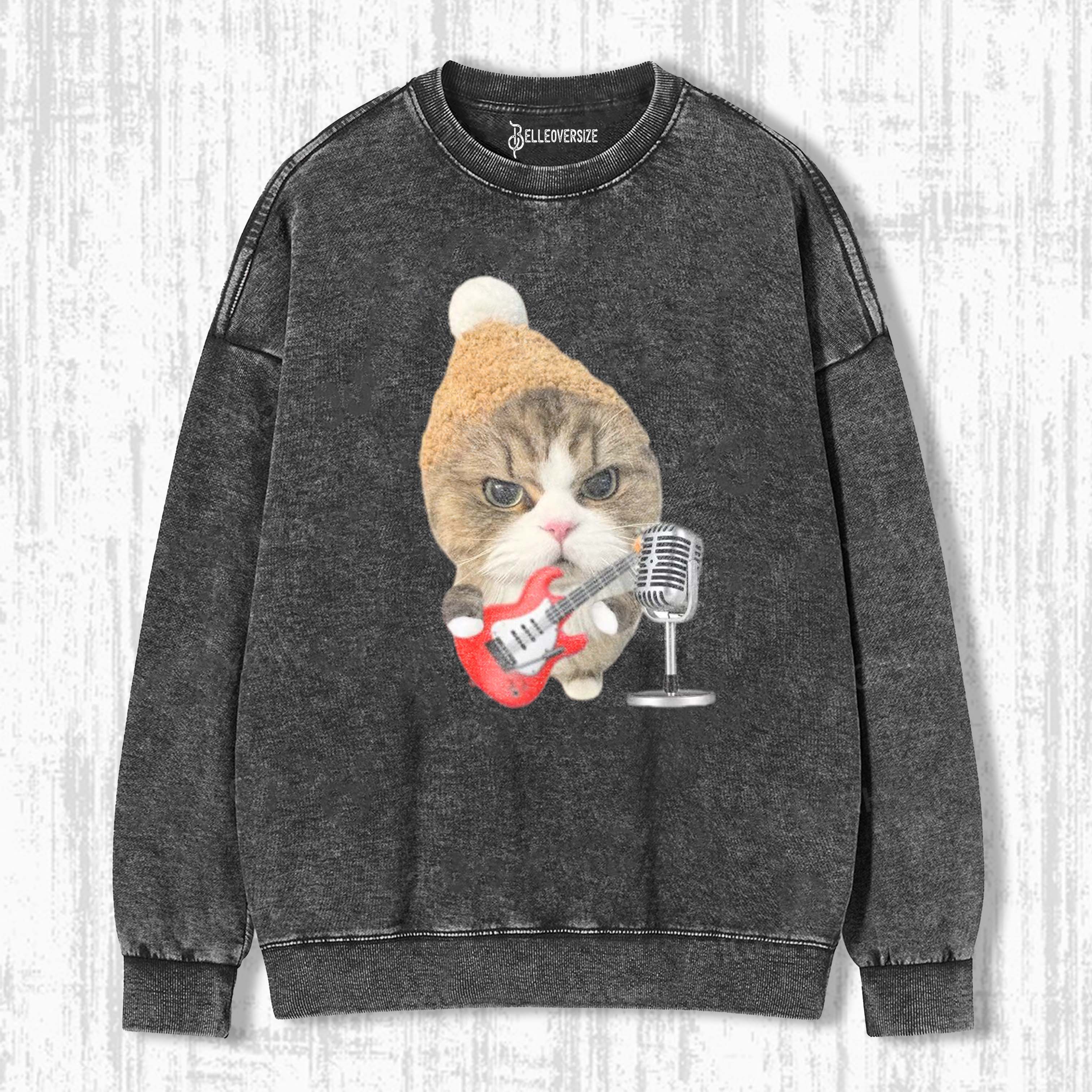 WACKY CAT SWEATSHIRTS