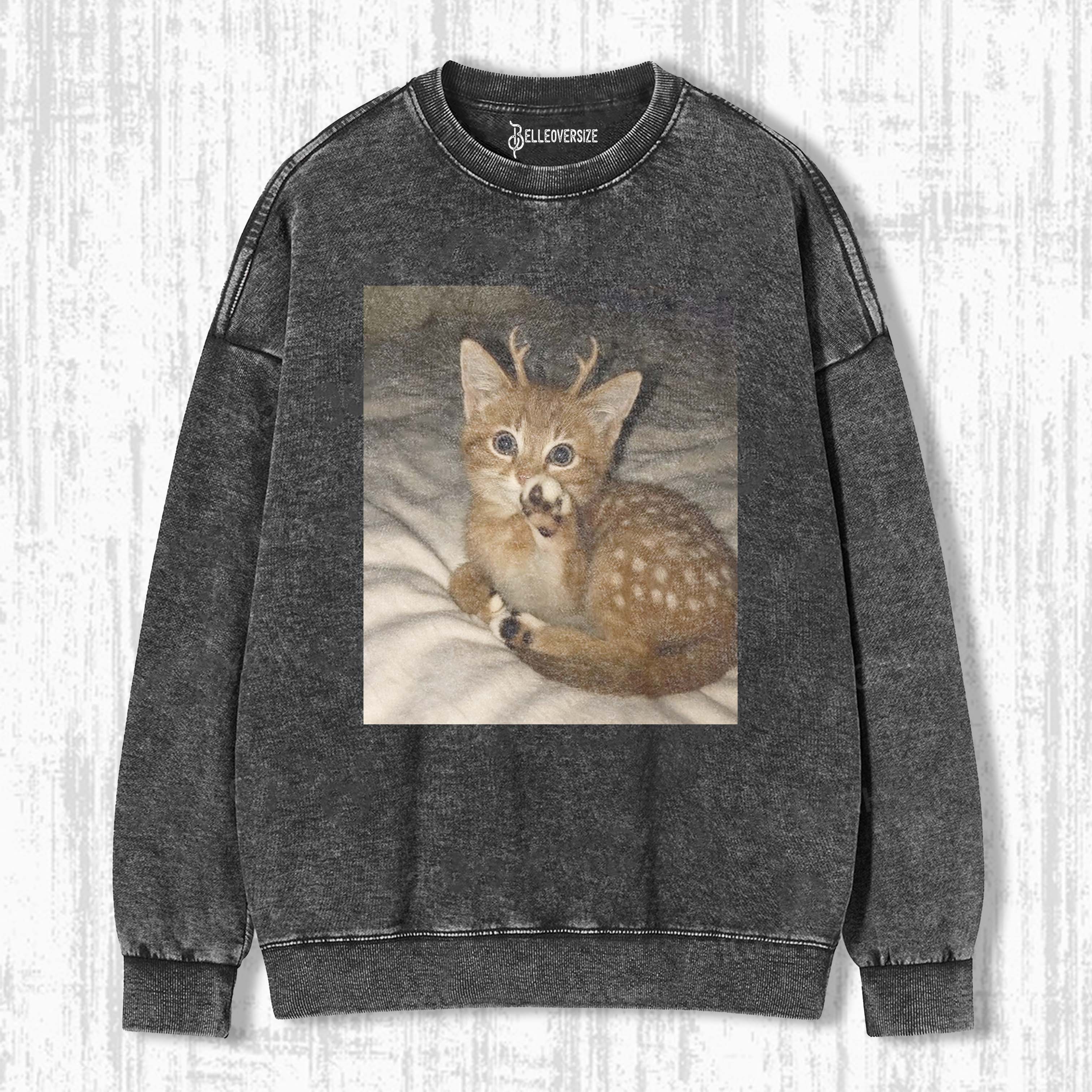 WACKY CAT SWEATSHIRTS