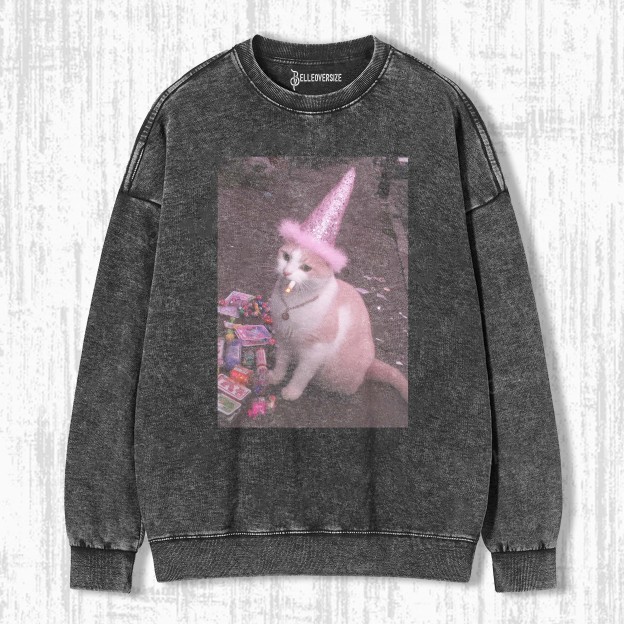 WACKY CAT  SWEATSHIRTS