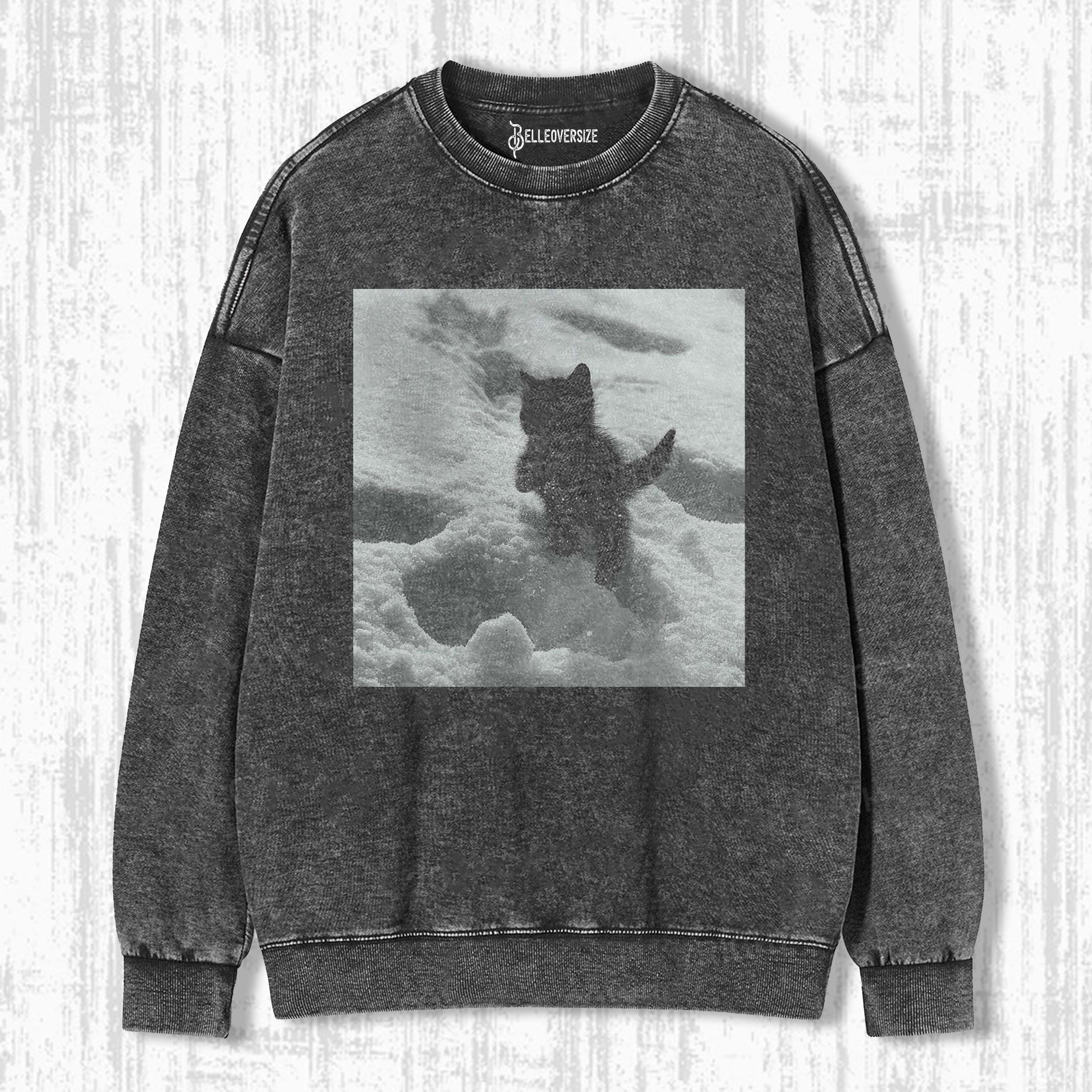 WACKY CAT  SWEATSHIRTS