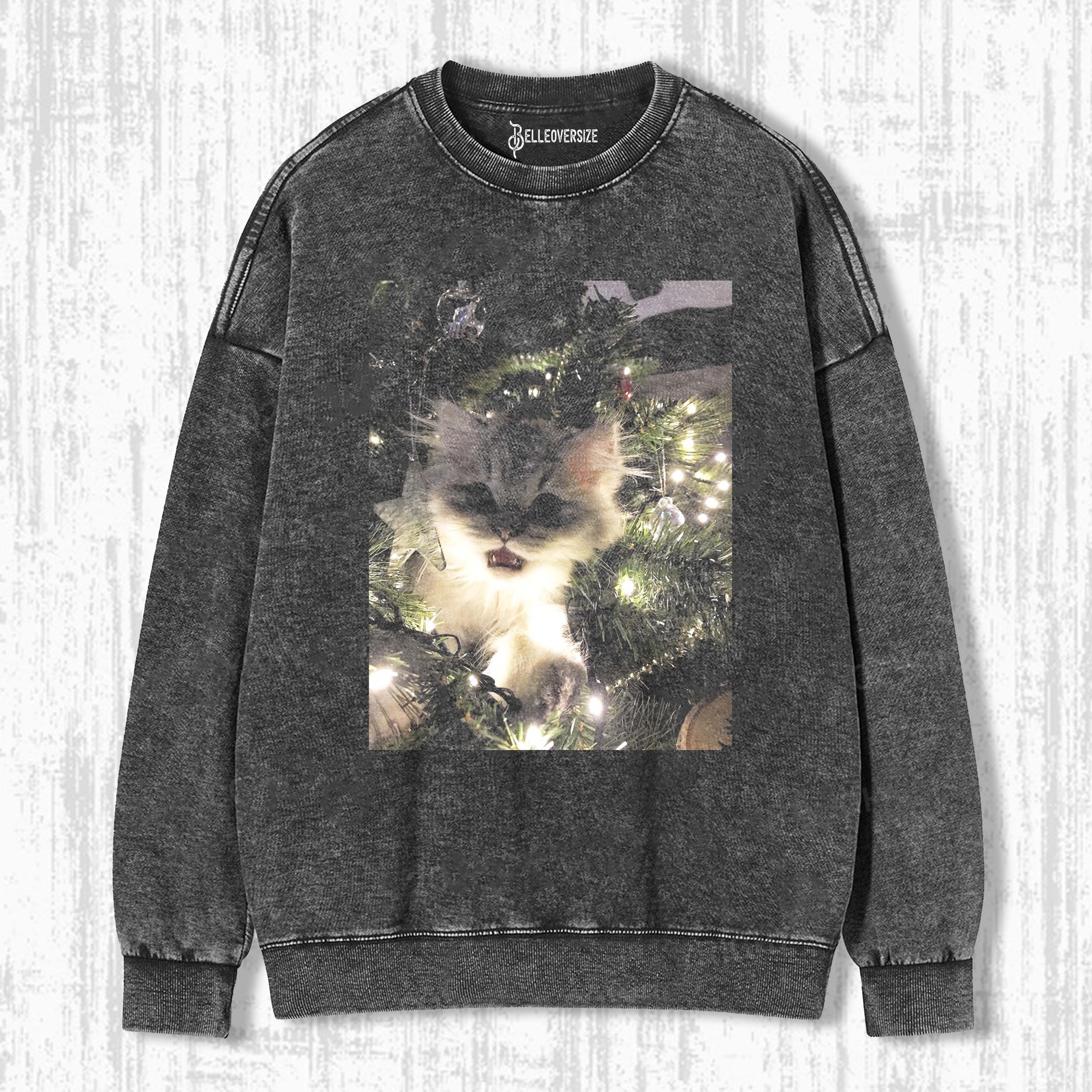 WACKY CAT SWEATSHIRTS