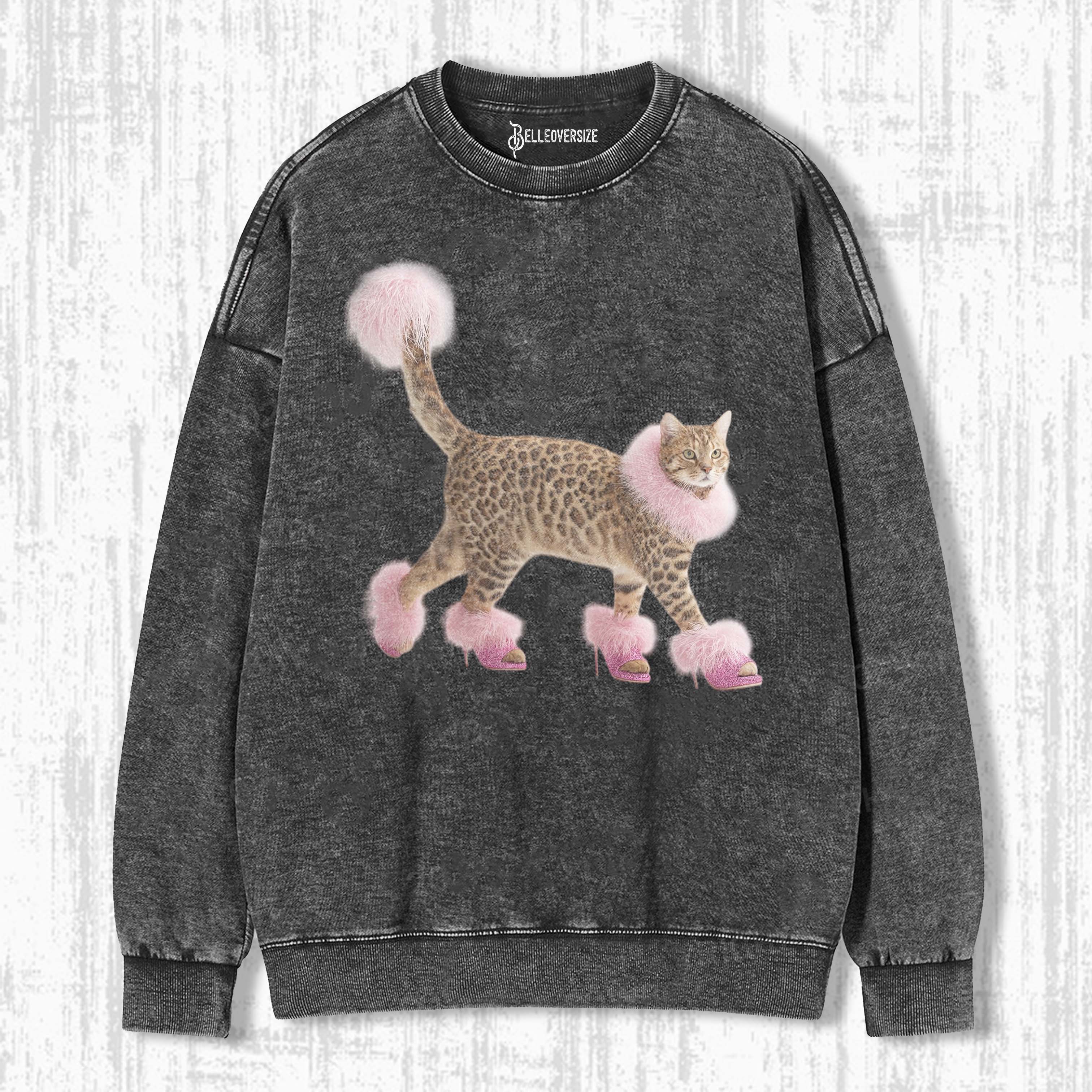WACKY CAT  SWEATSHIRTS