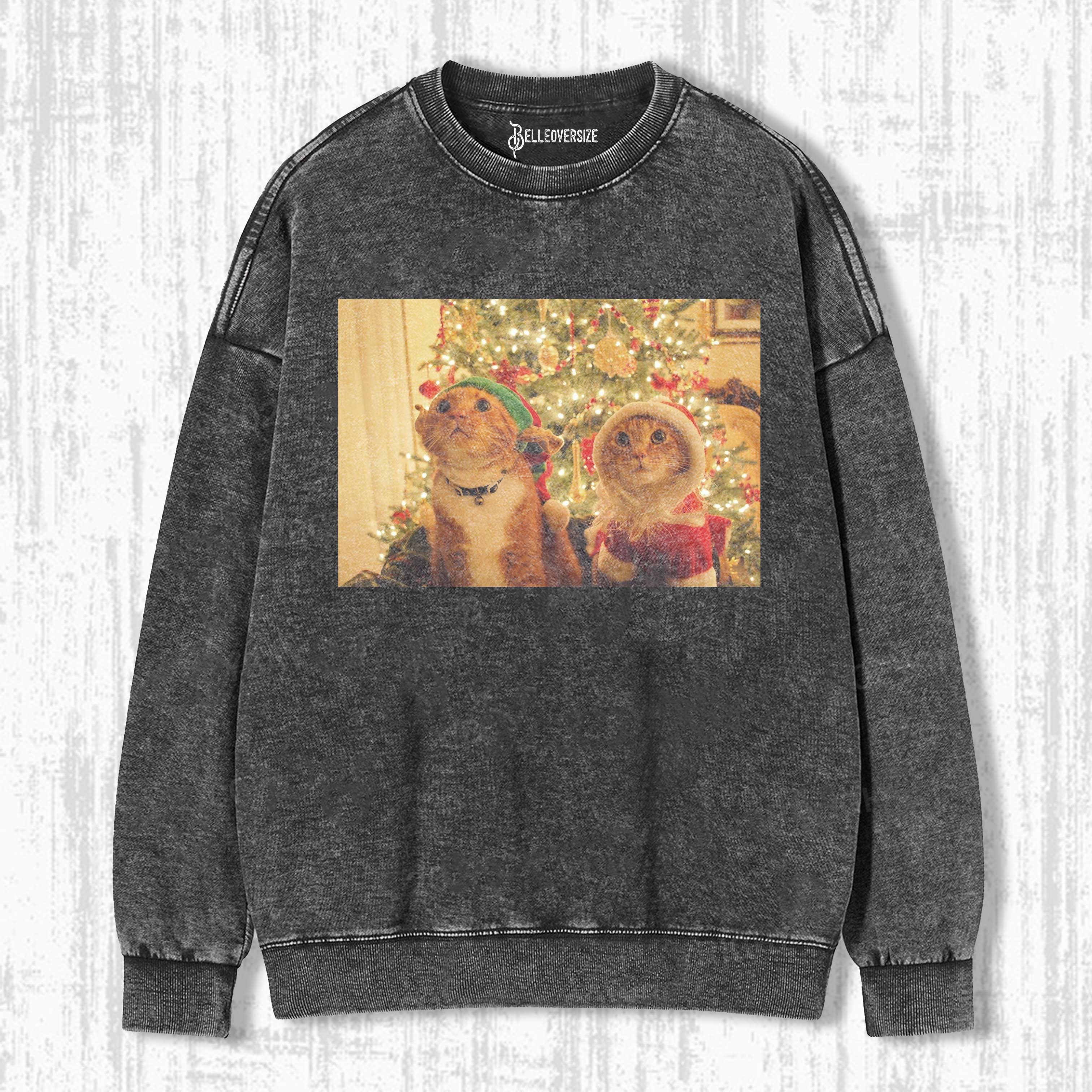 WACKY CAT SWEATSHIRTS