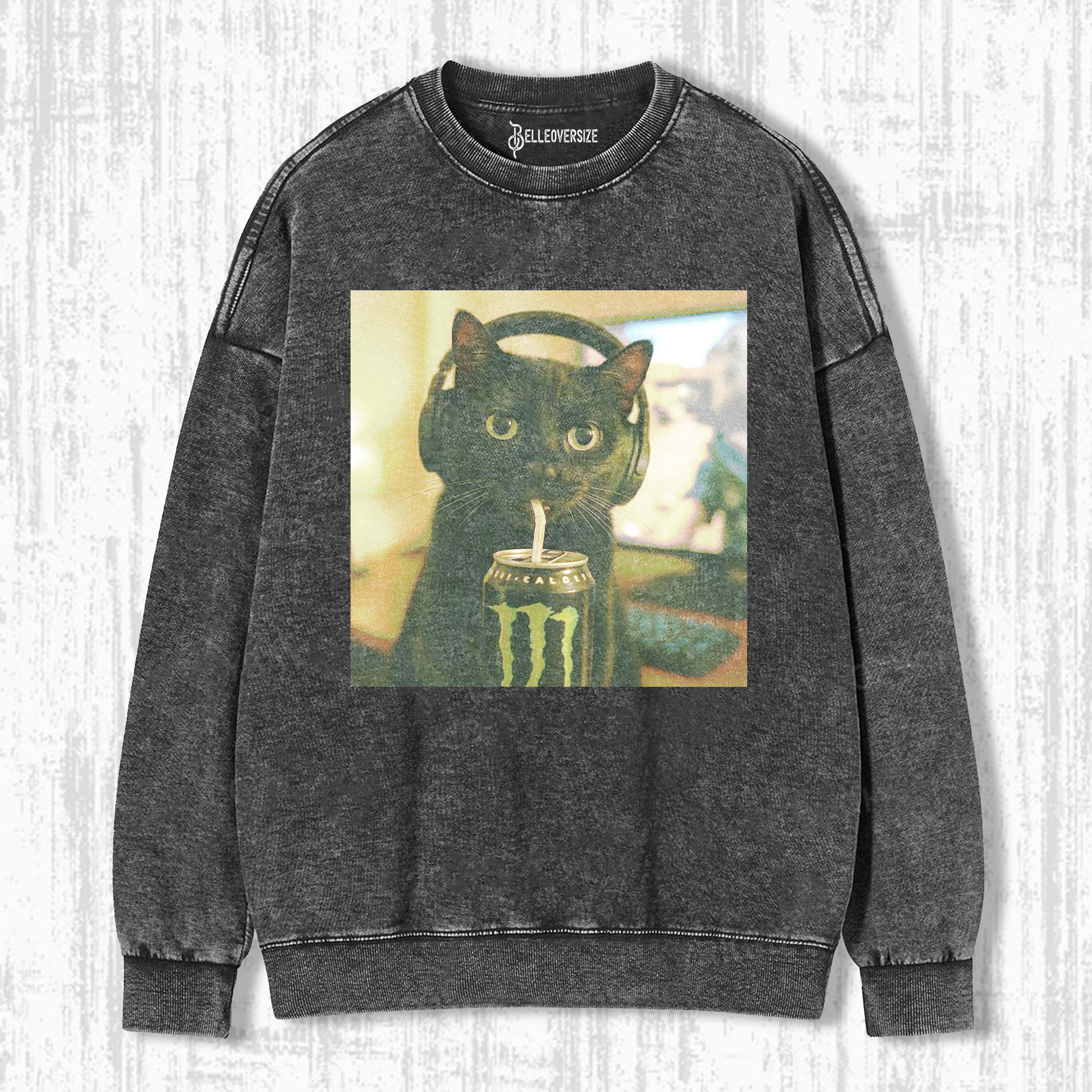 WACKY CAT SWEATSHIRTS